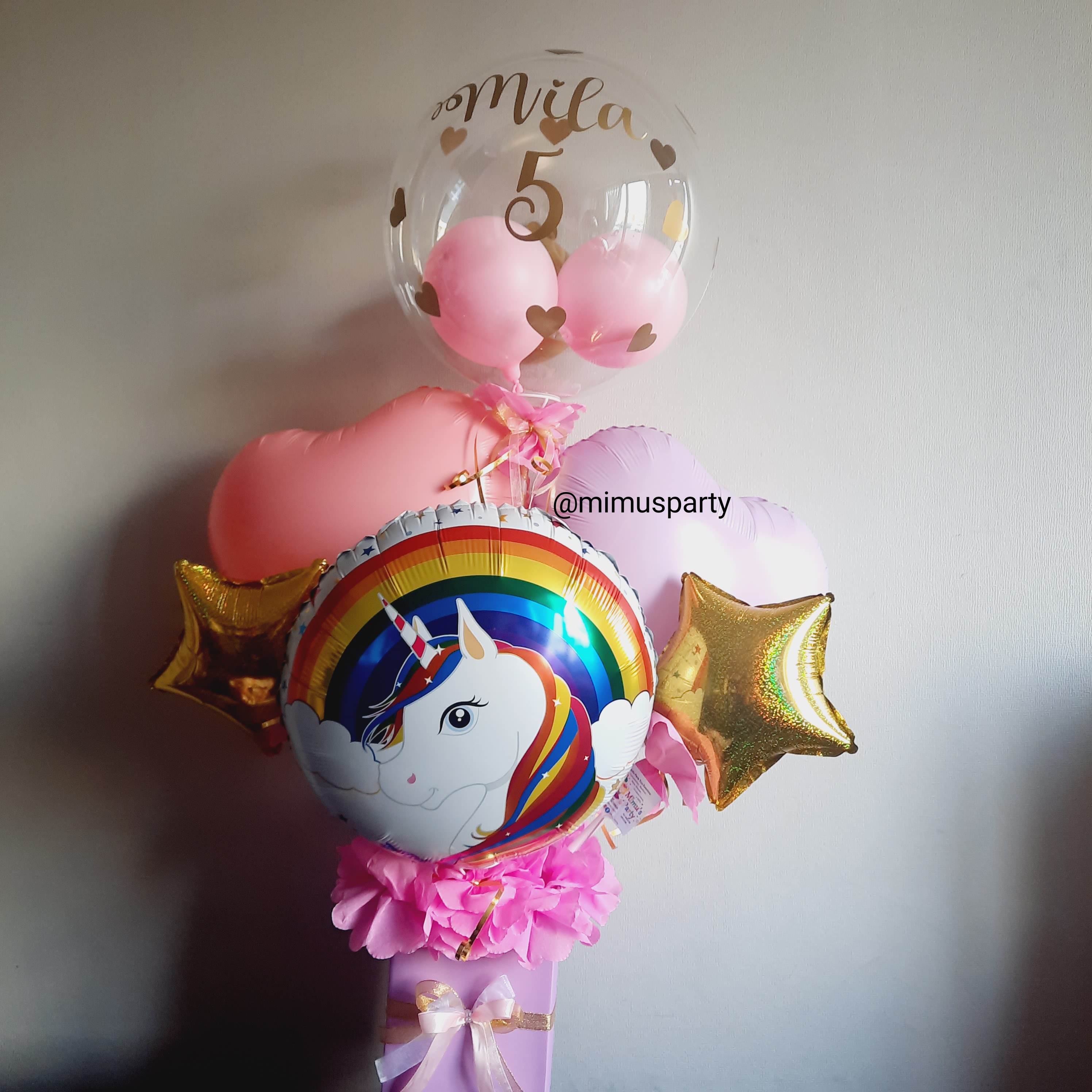Unicorn Balloon Bouquet