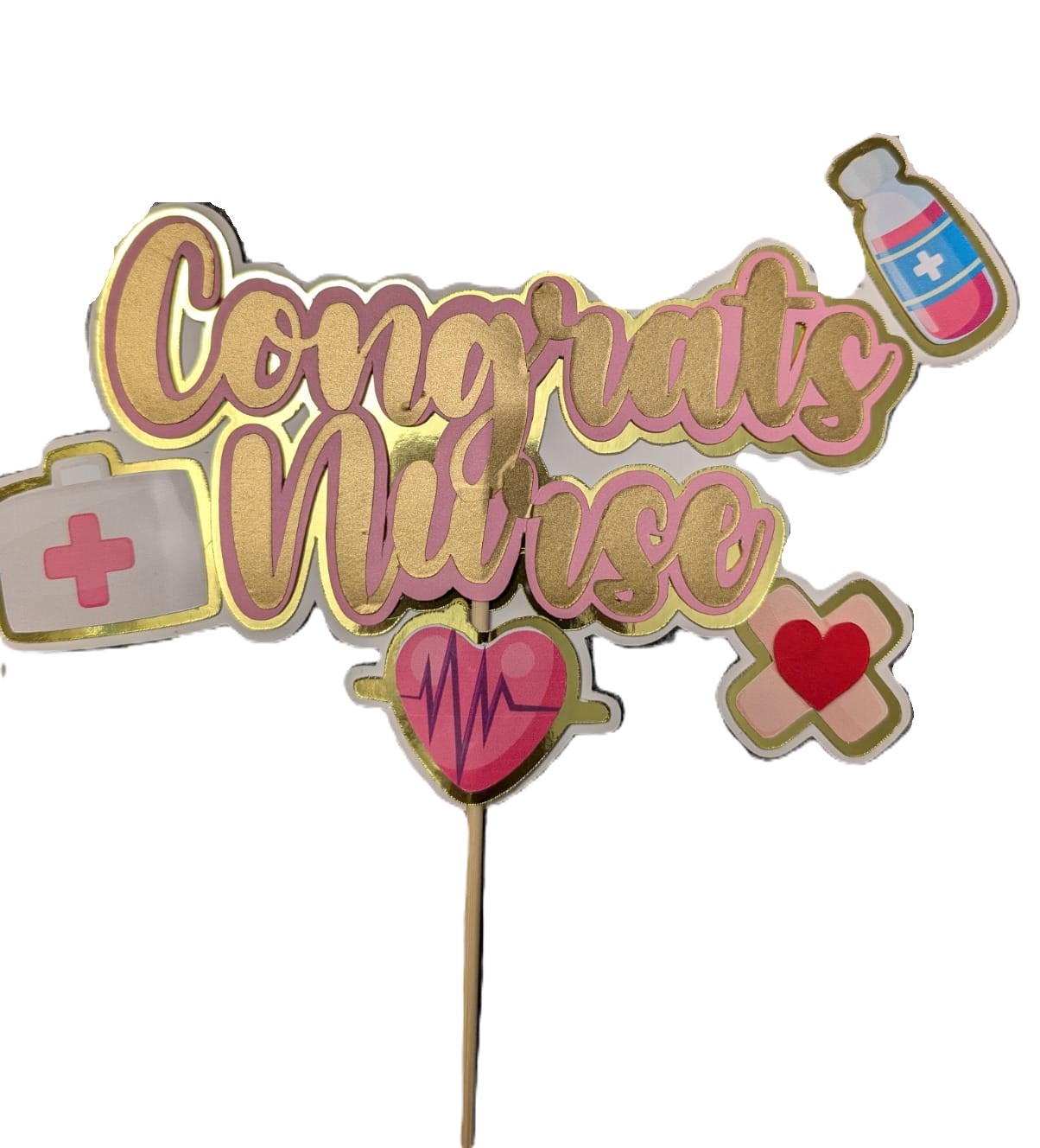 Congrats Nurse Cake Topper