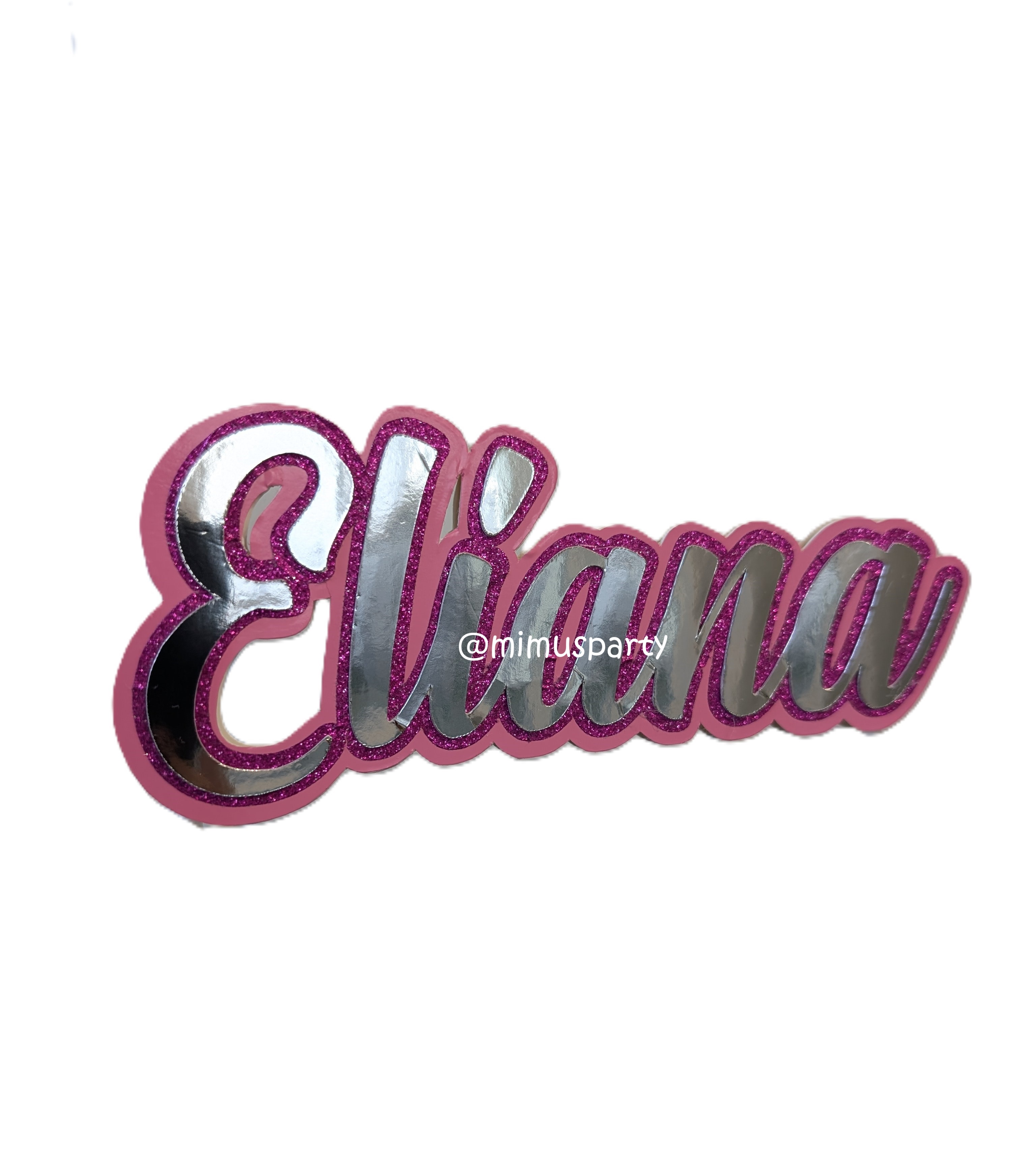 Personalized Name Cake Topper