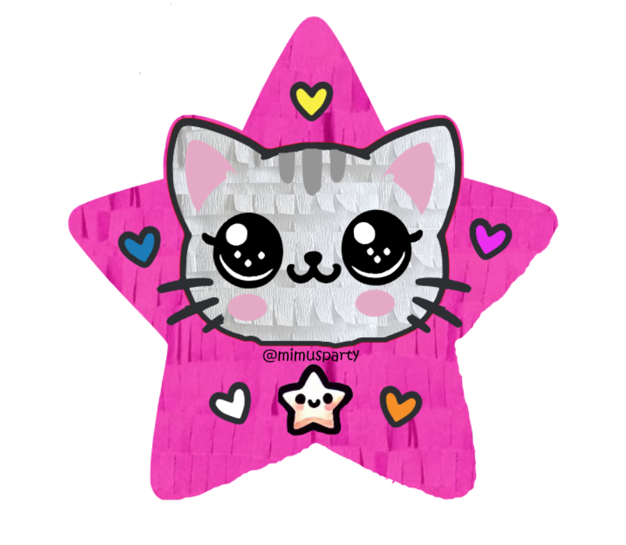 Star-Shaped Cat Pinata