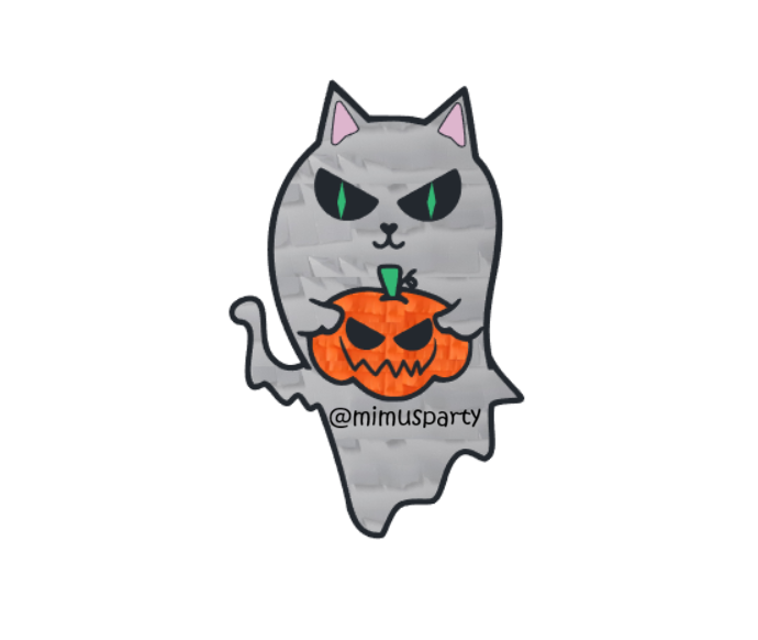 Halloween Ghost Cat Pinata 
