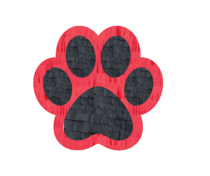 Pet Paw Shaped Piñata