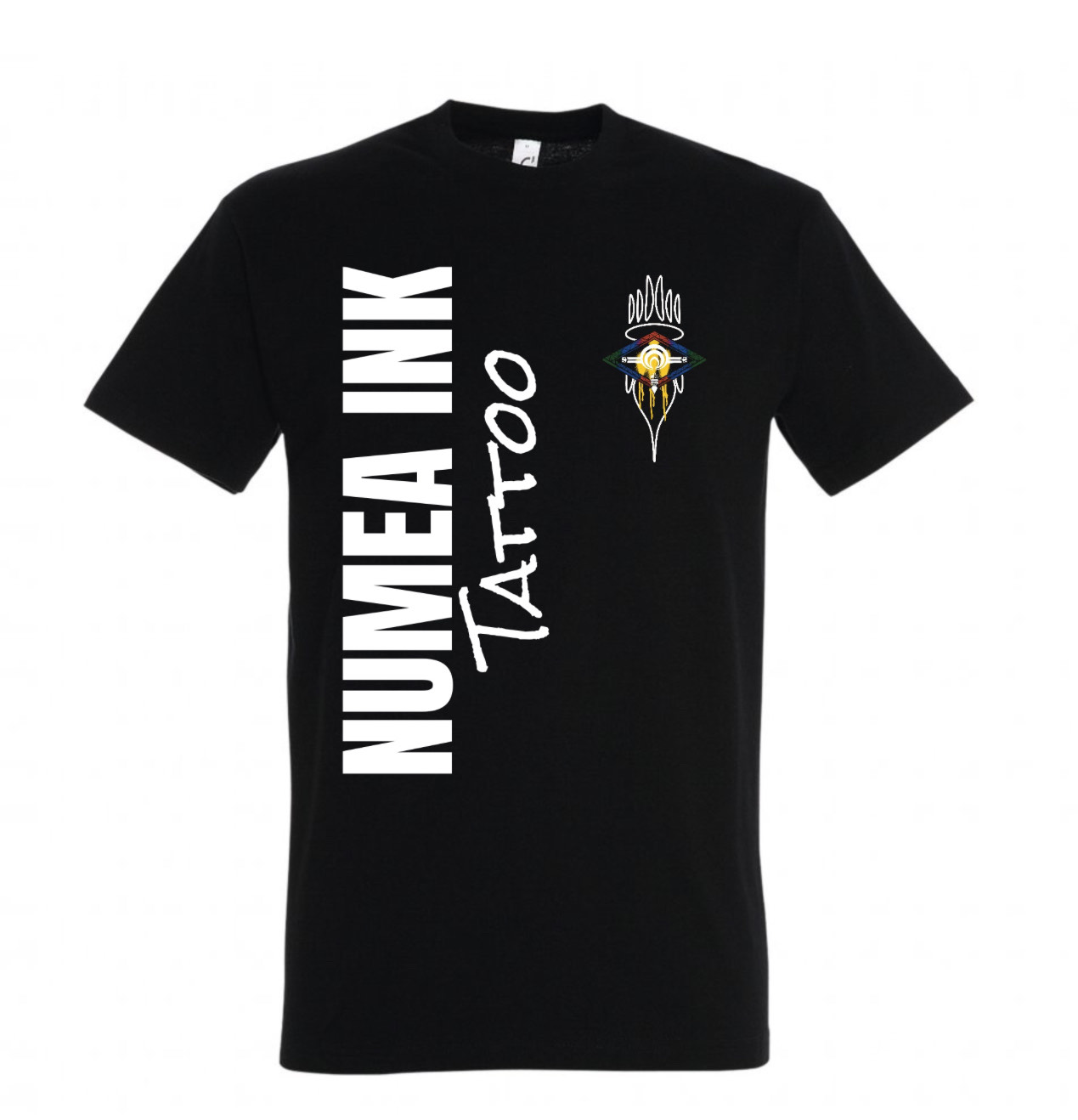 T-shirt Noir Homme N'umea ink tattoo 