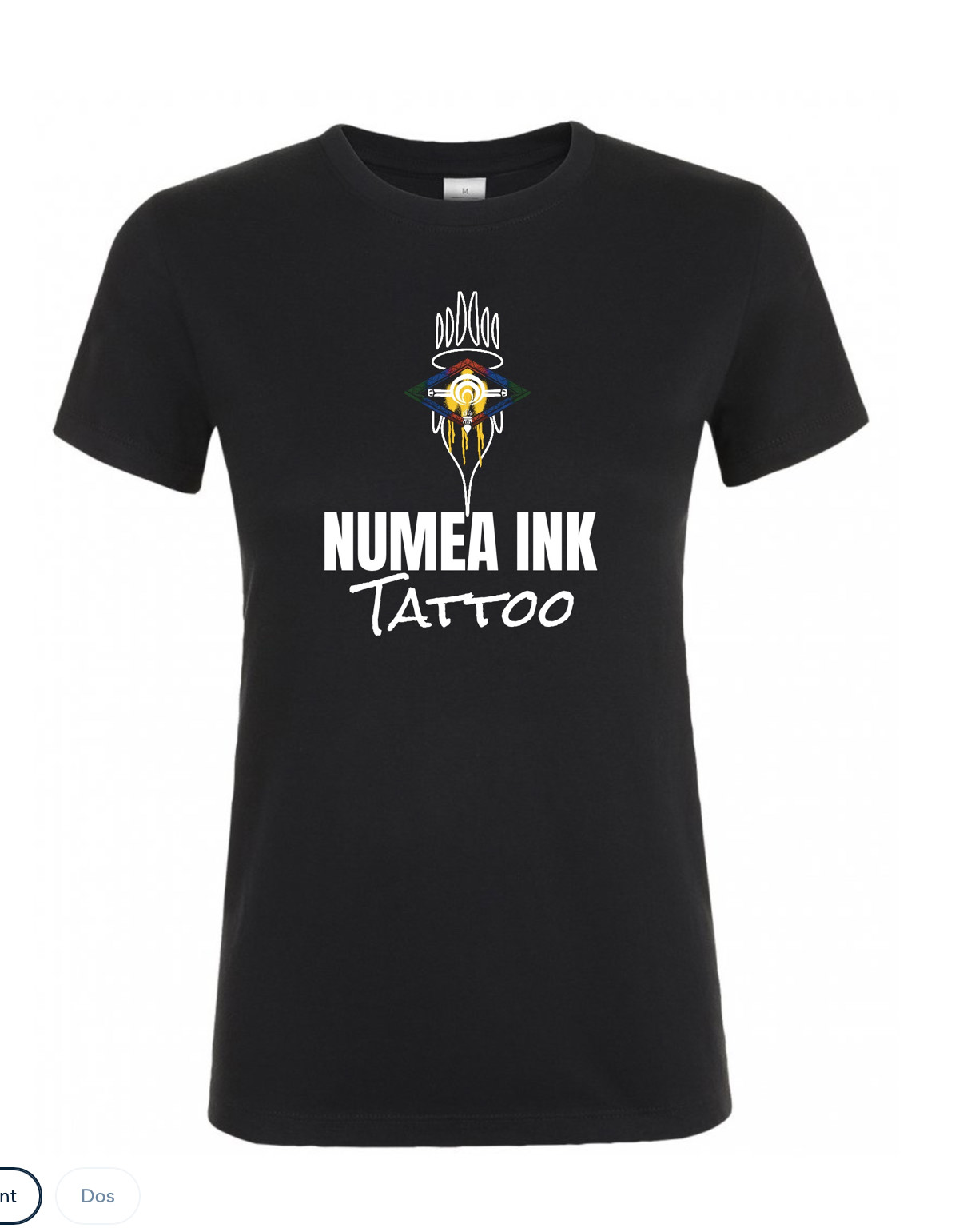 T-shirt noir FEMME N'umea Ink Tattoo