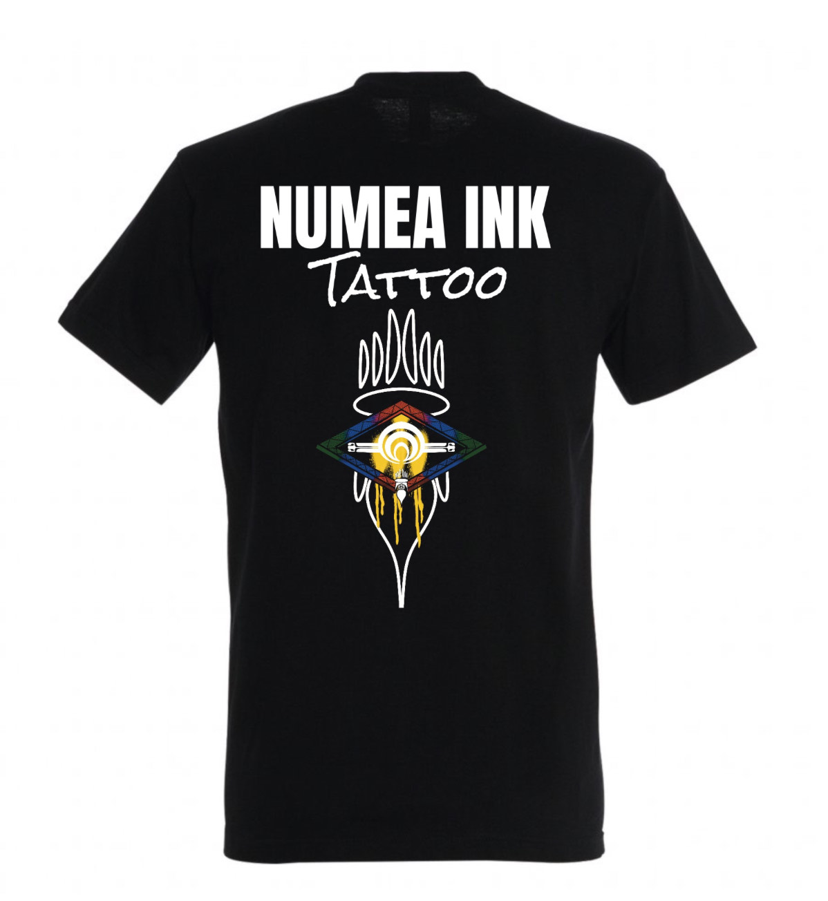 T-shirt Noir Homme N'umea ink tattoo 