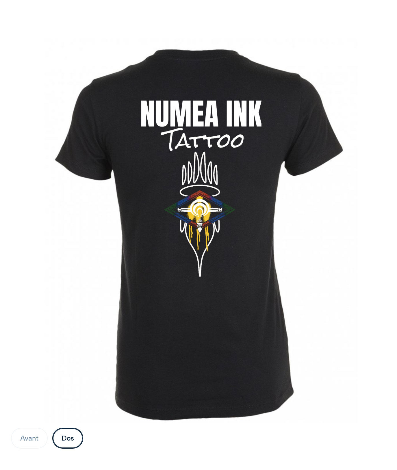 T-shirt noir FEMME N'umea Ink Tattoo