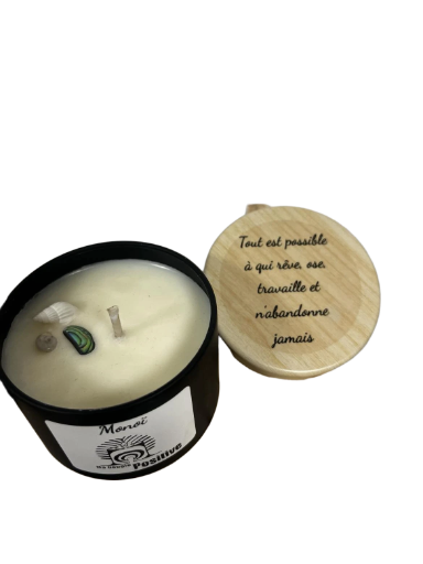 Ma bougie positive 75g avec message