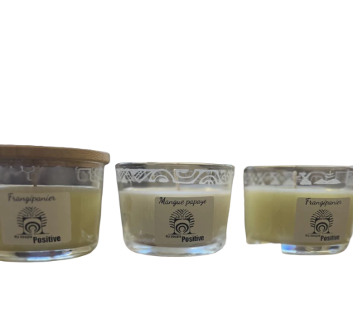 Ma bougie Positive en verre avec gravure 280g