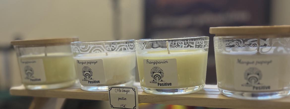 Ma bougie Positive en verre avec gravure 280g