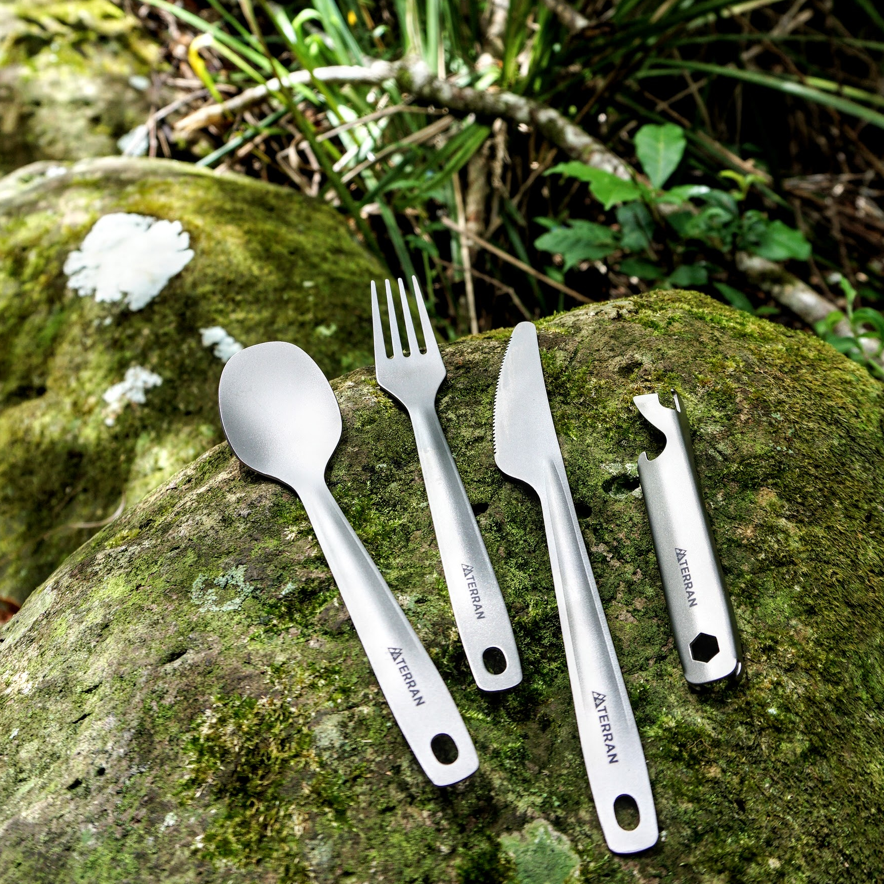 4-Piece Titanium Cutlery Set