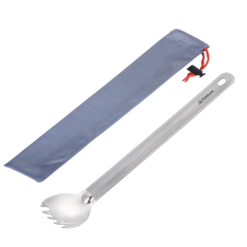 Titanium Long Handle Spork