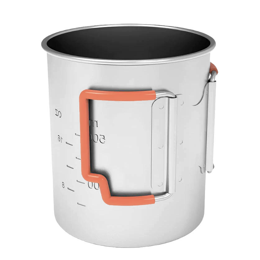 Titanium 750ml Pot with Silicone Handle