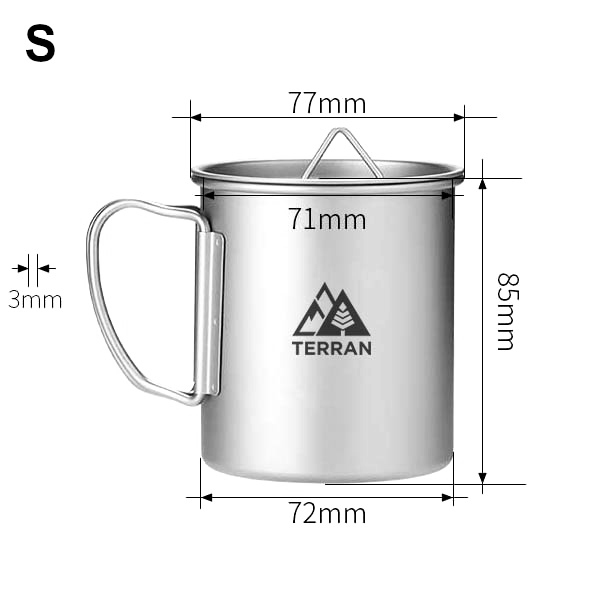 Titanium Mug 300/450ml