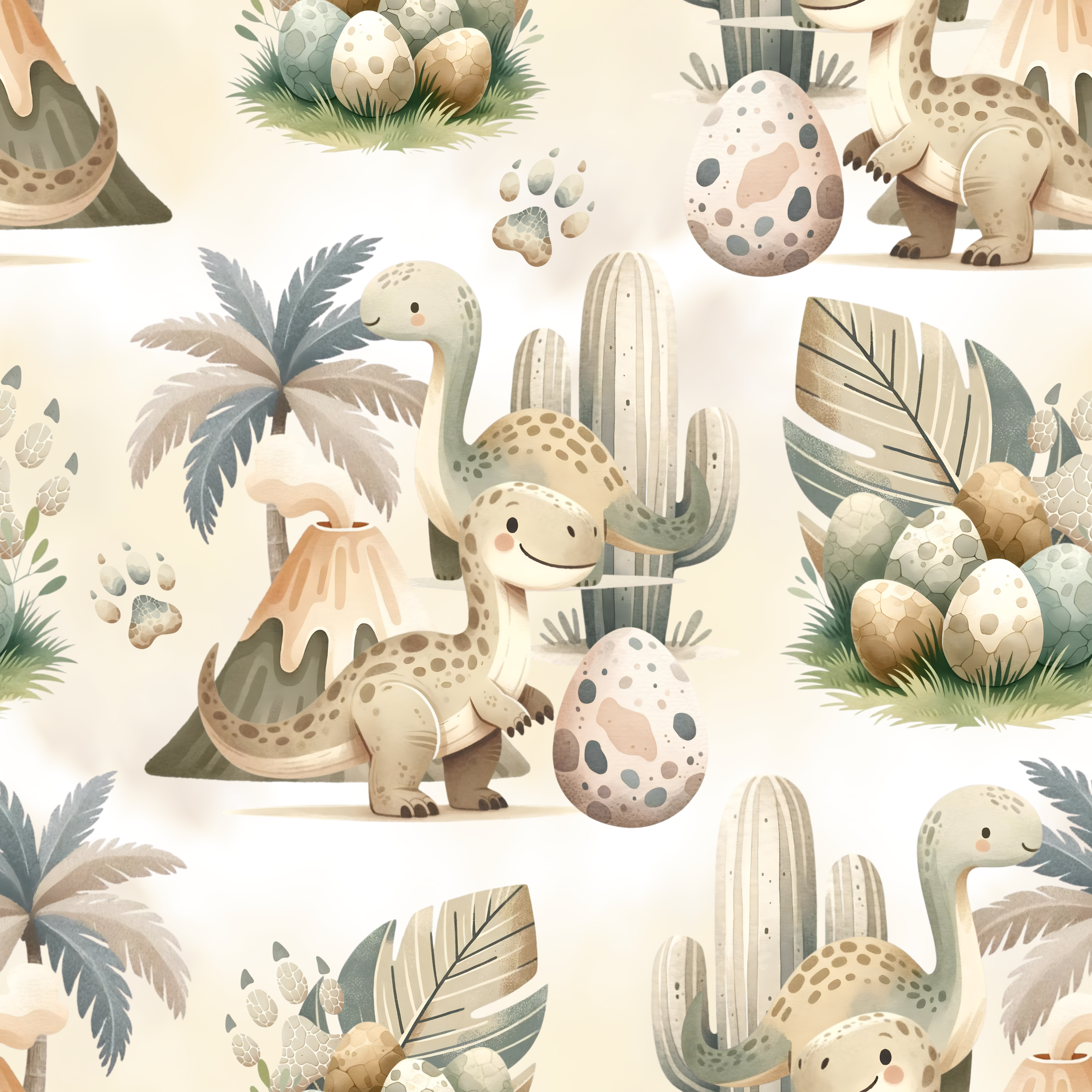 08.01.25 Watercolour Dinosaur (2 different styles)