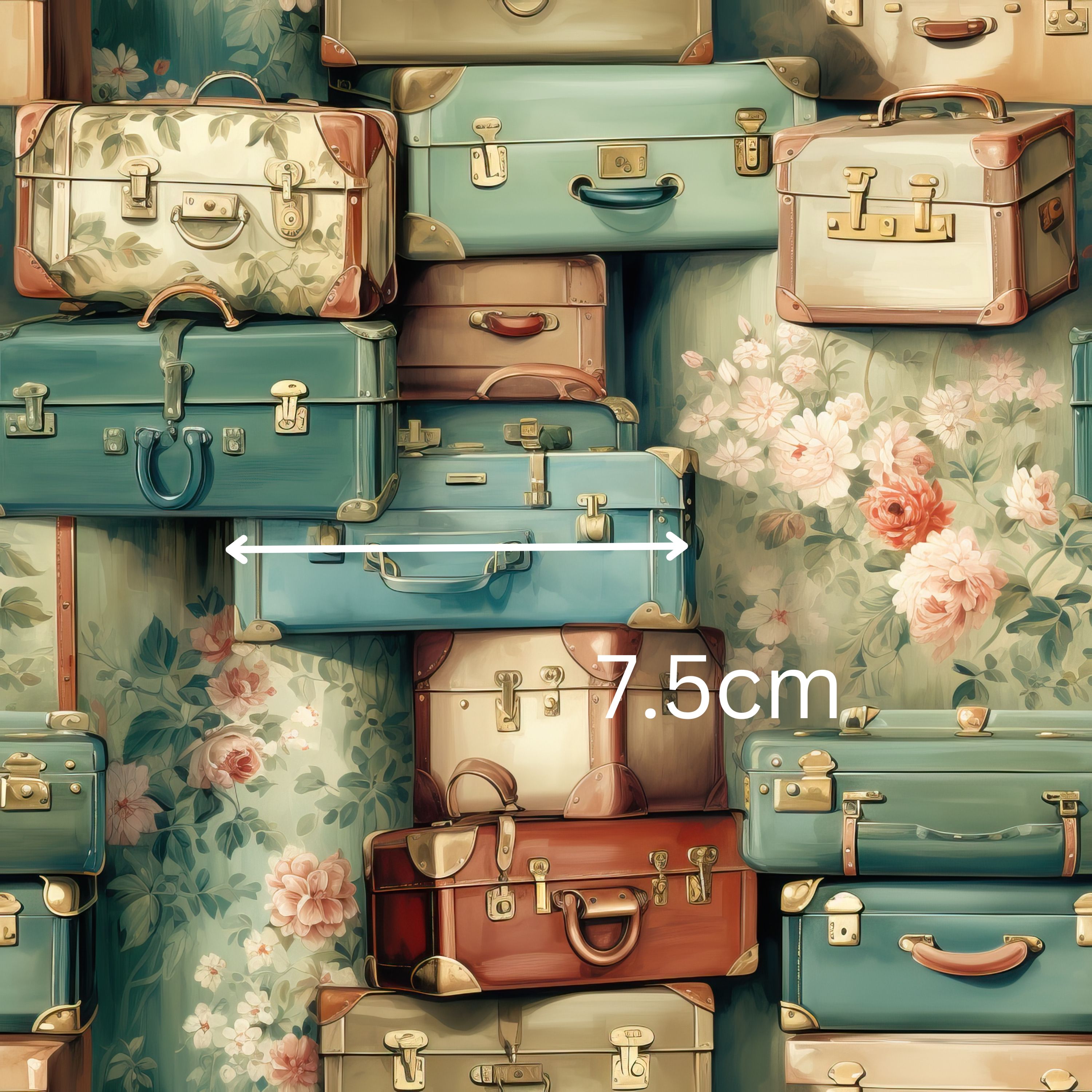 17.01.25 Vintage Suitcase (5 different patterns)