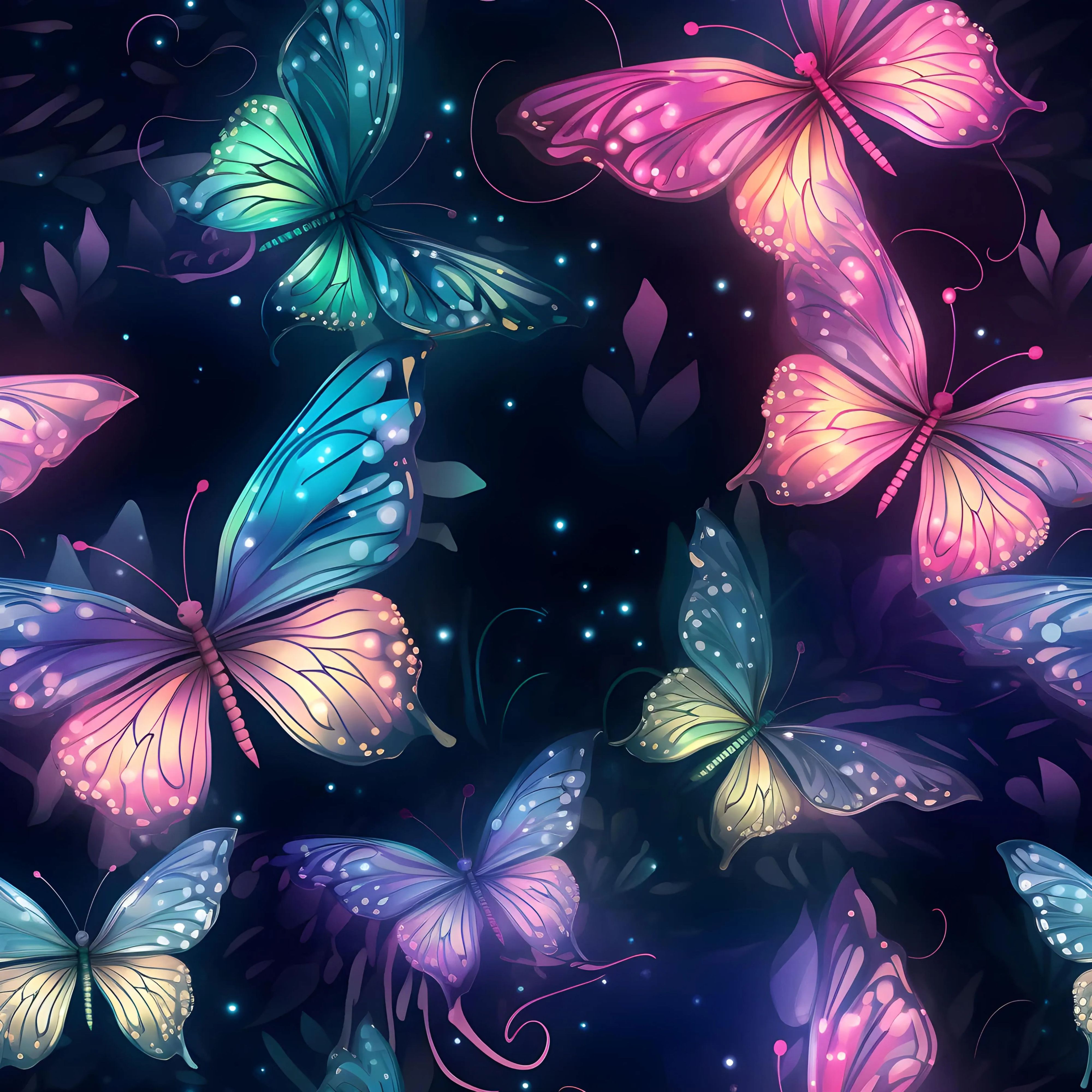 21.01.25 Glow in the Dark Butterflies (3 different patterns)
