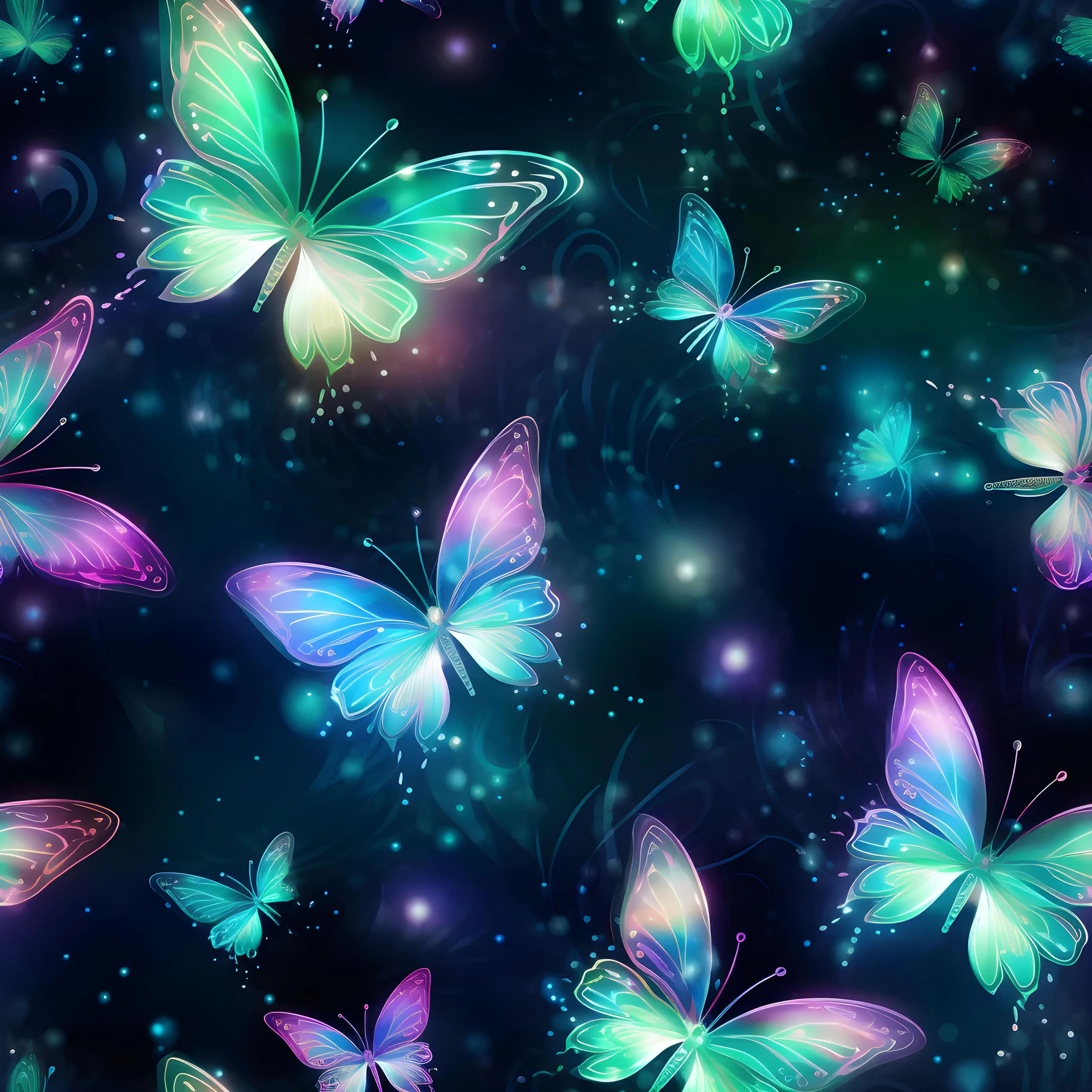 21.01.25 Glow in the Dark Butterflies (3 different patterns)