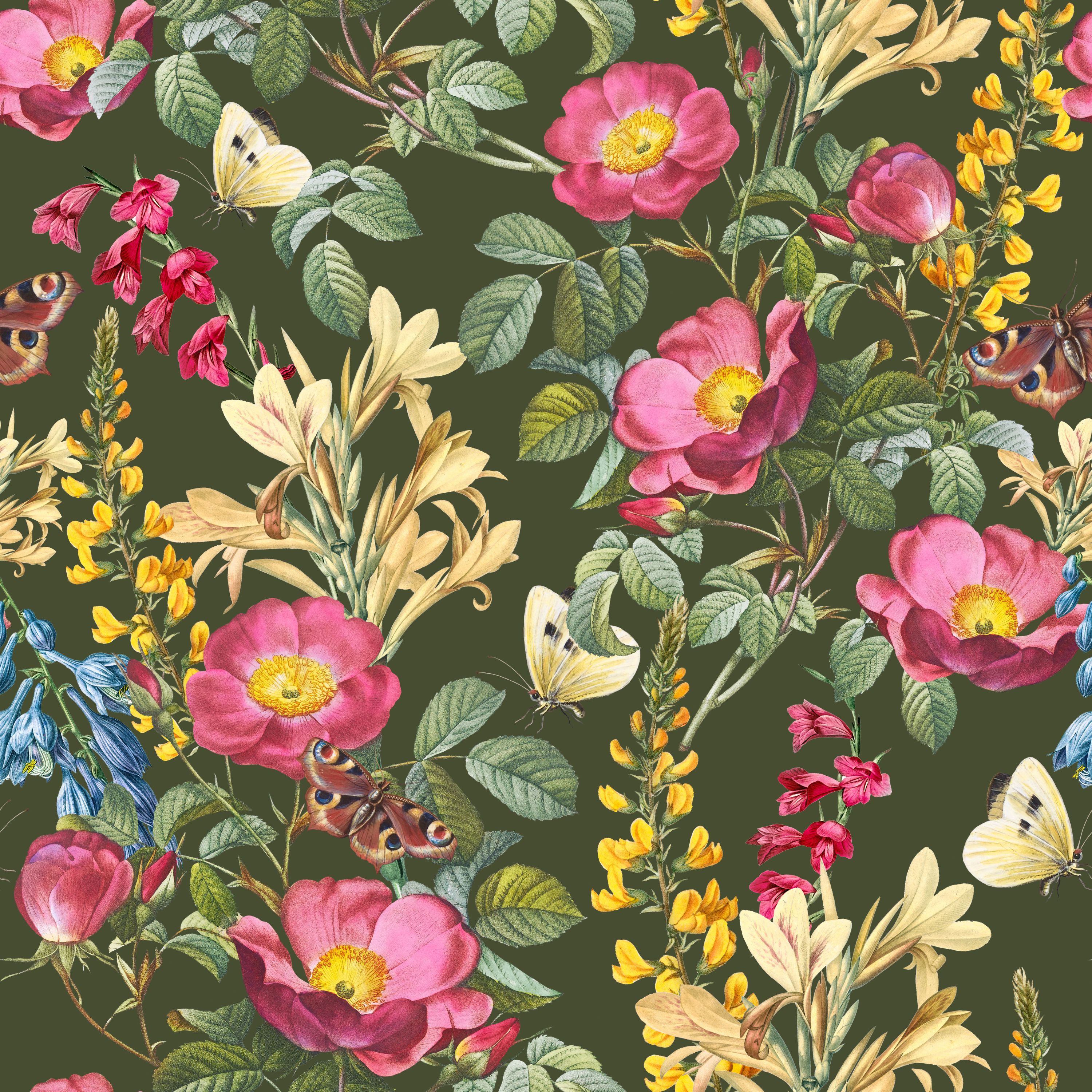 24.01.25 Dark Background Florals (6 different patterns)