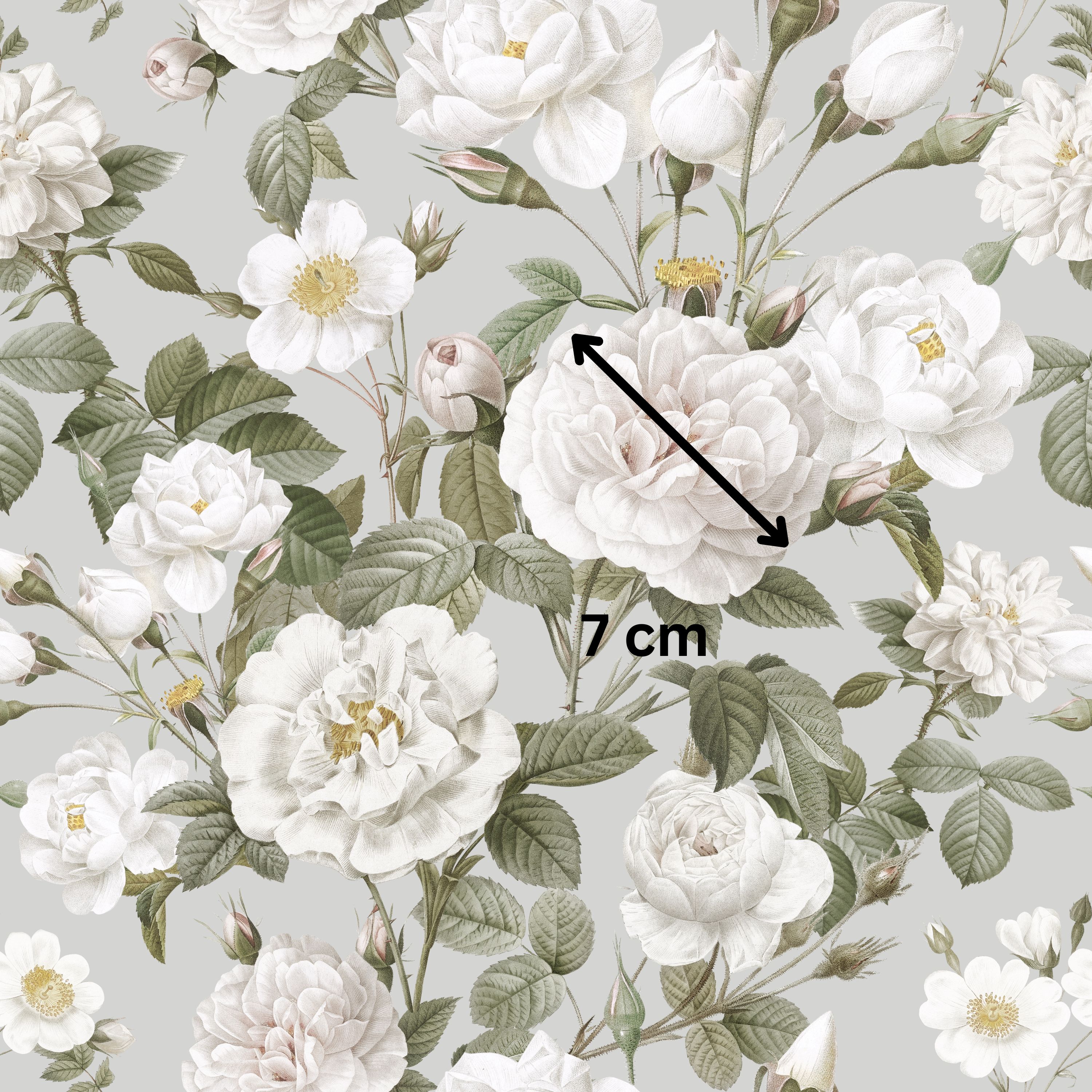 26.01.25 Vintage Florals (3 different patterns) Background cols: pebble, duck egg, black.