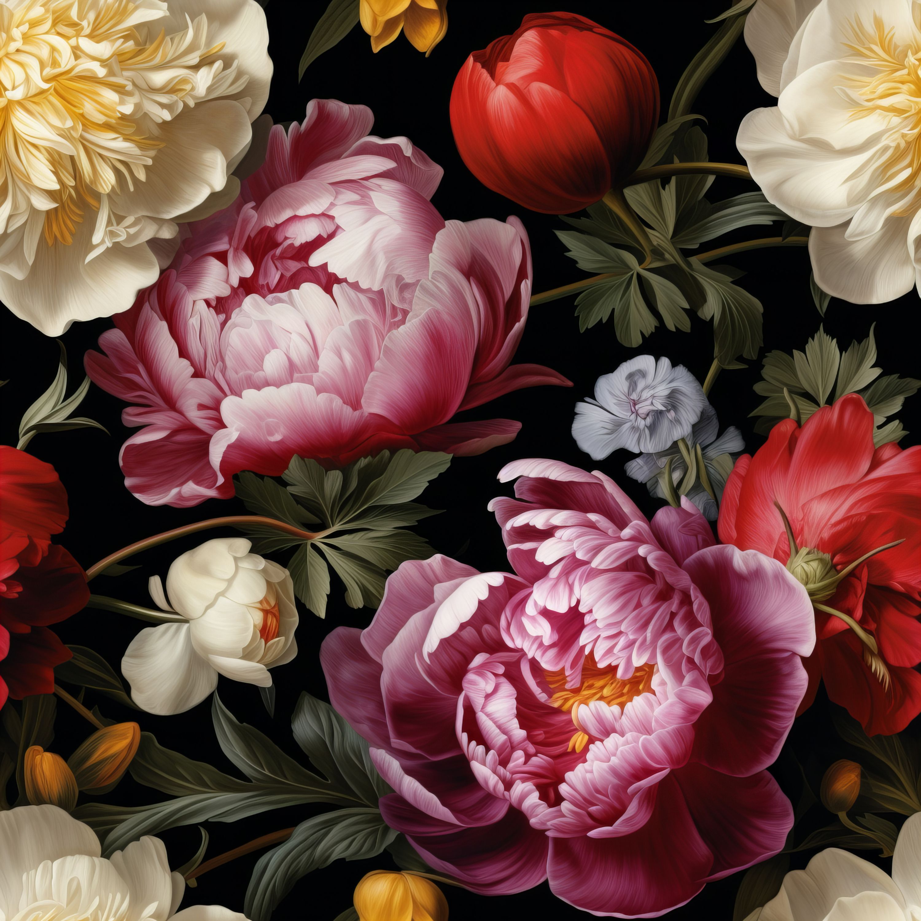 27.01.25 Twilight Garden Vintage Florals ( 4 different patterns)