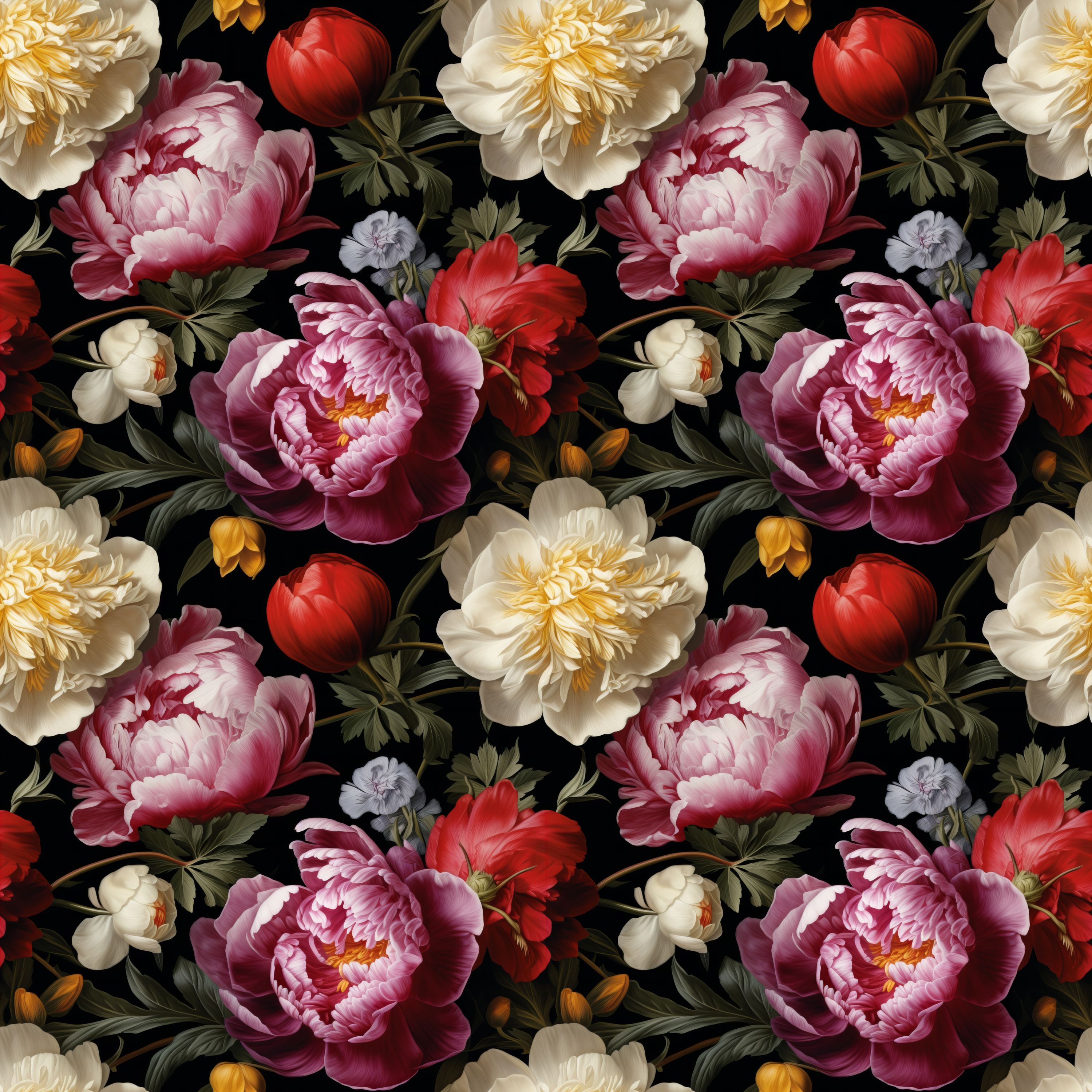 27.01.25 Twilight Garden Vintage Florals ( 4 different patterns)