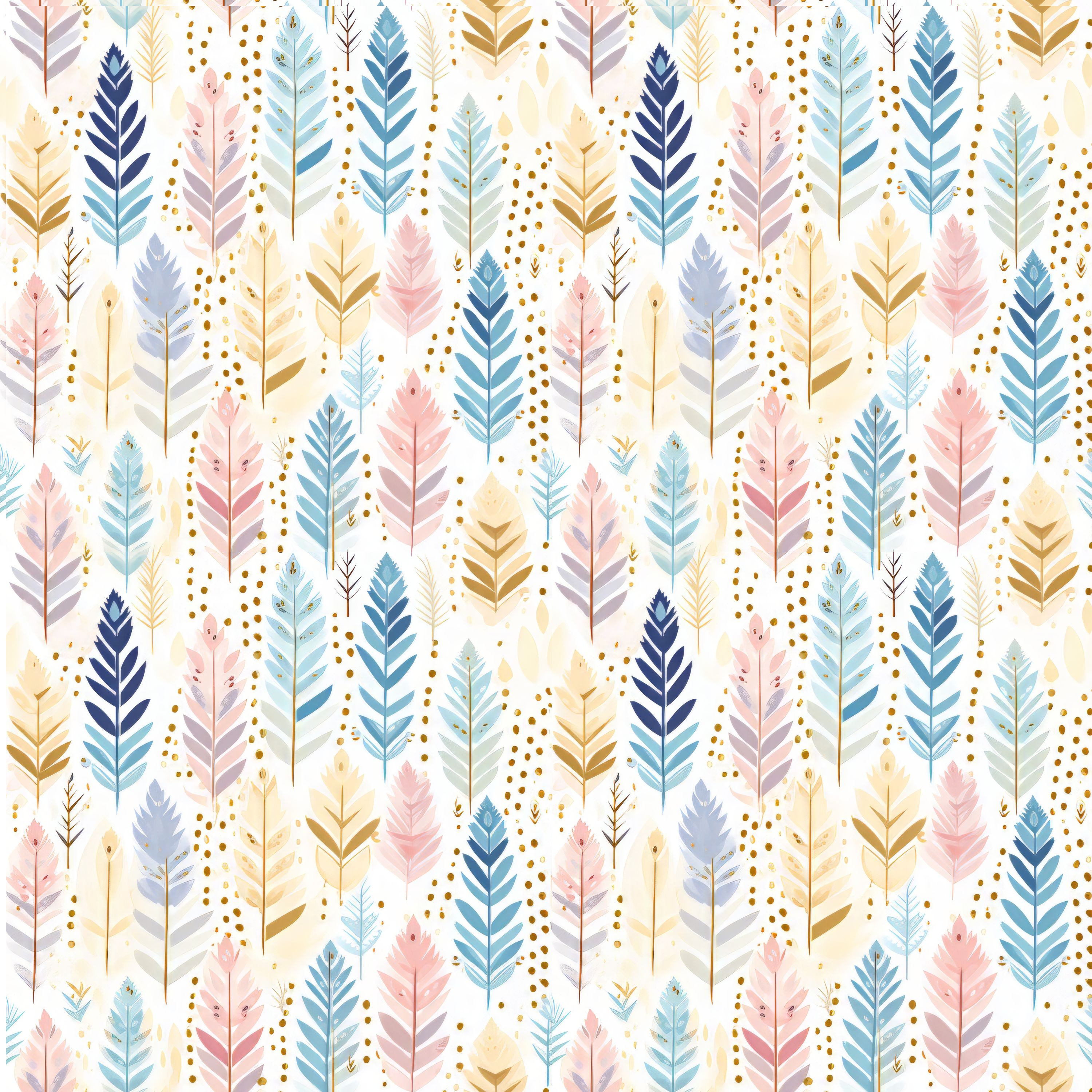 30.01.25 Multi Pastel Feathers (7 different patterns)