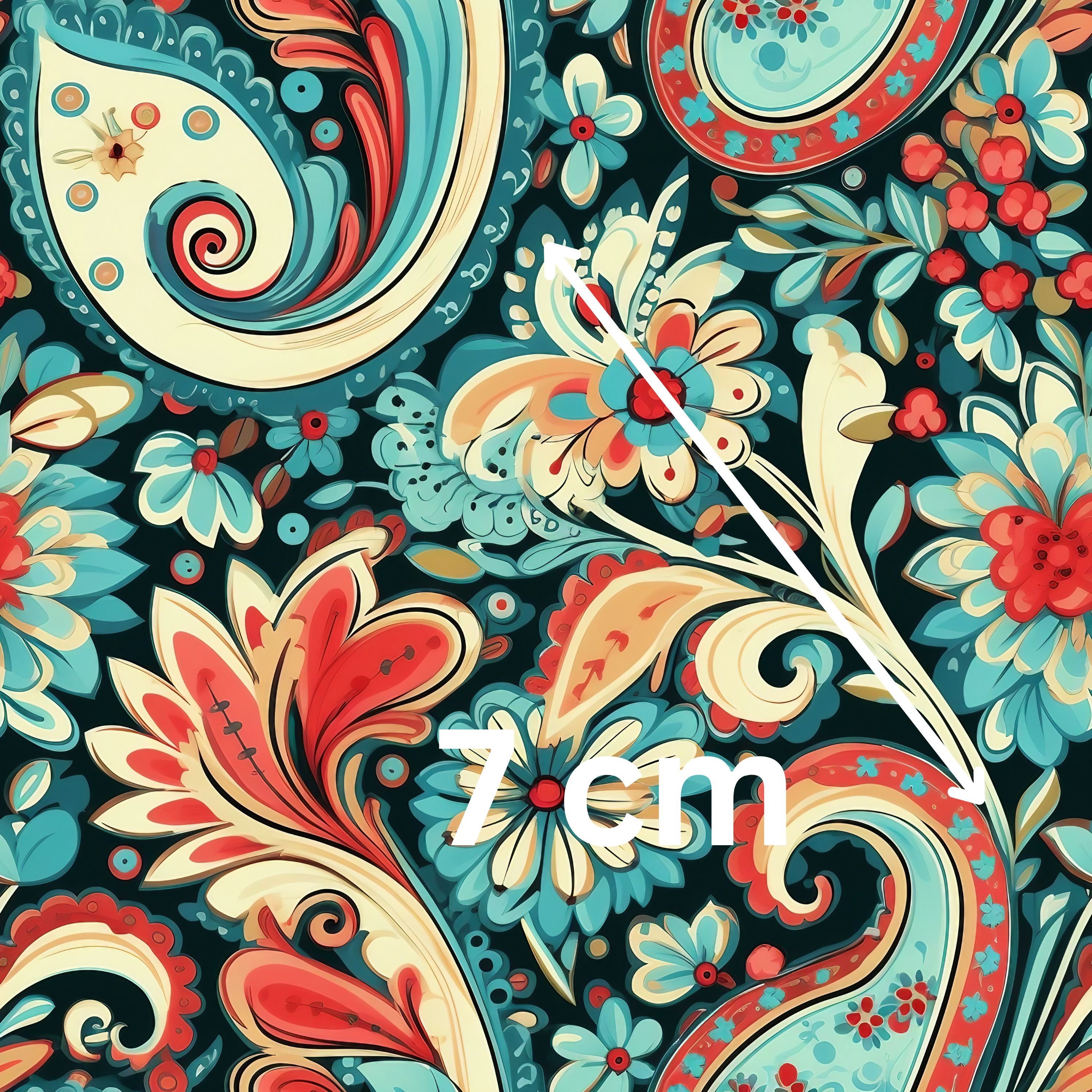 32.01.25 Folklore Paisley (5 different patterns)