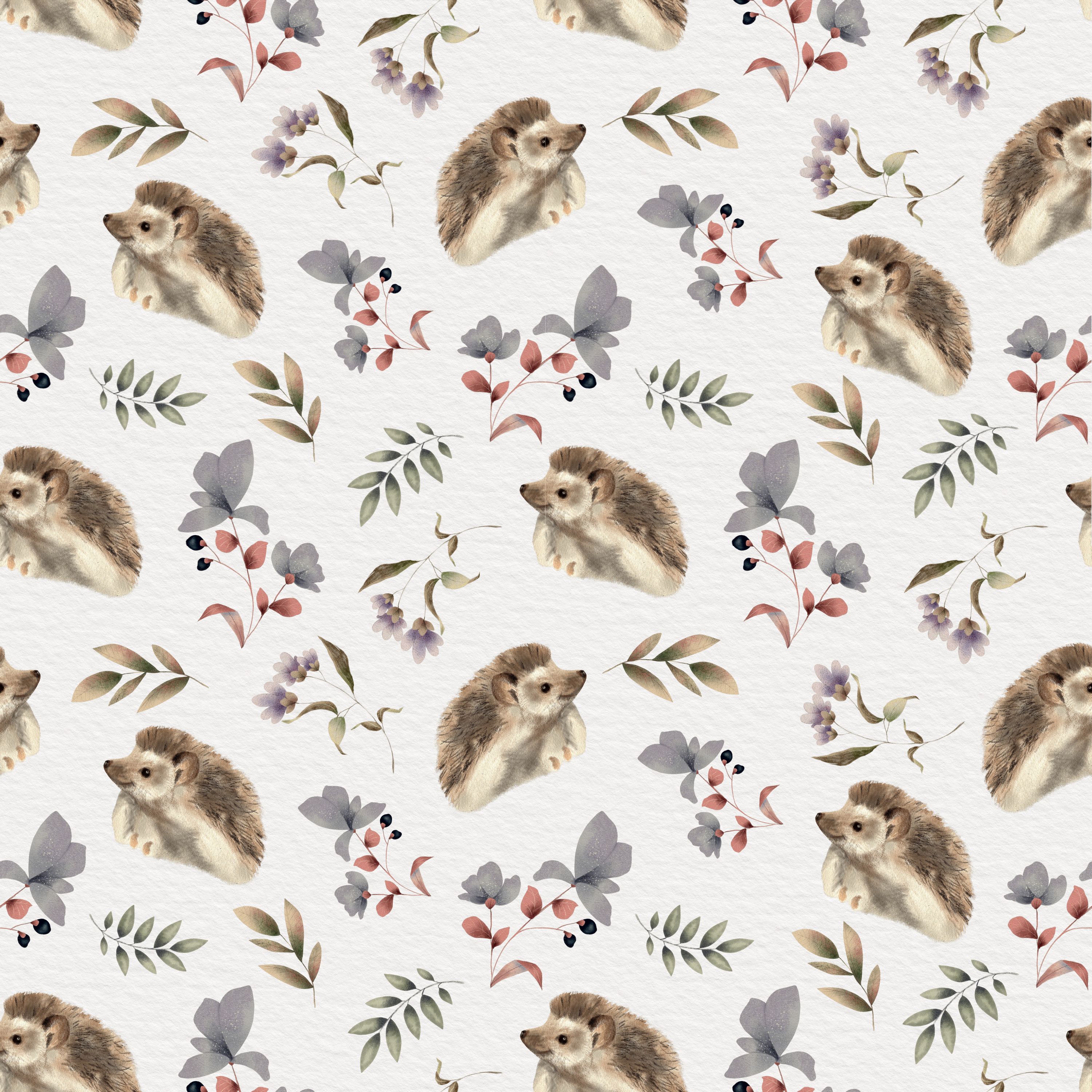Muted Autumnal muted prints( 5 different patterns)