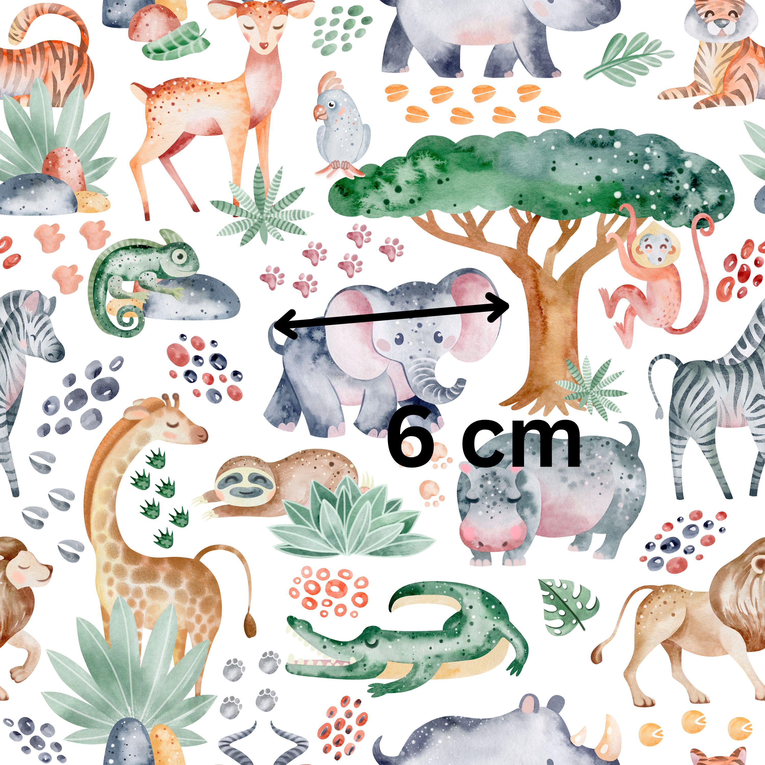 52.01.25 Cute animals with fun word contrast pattern. (7 different patterns)