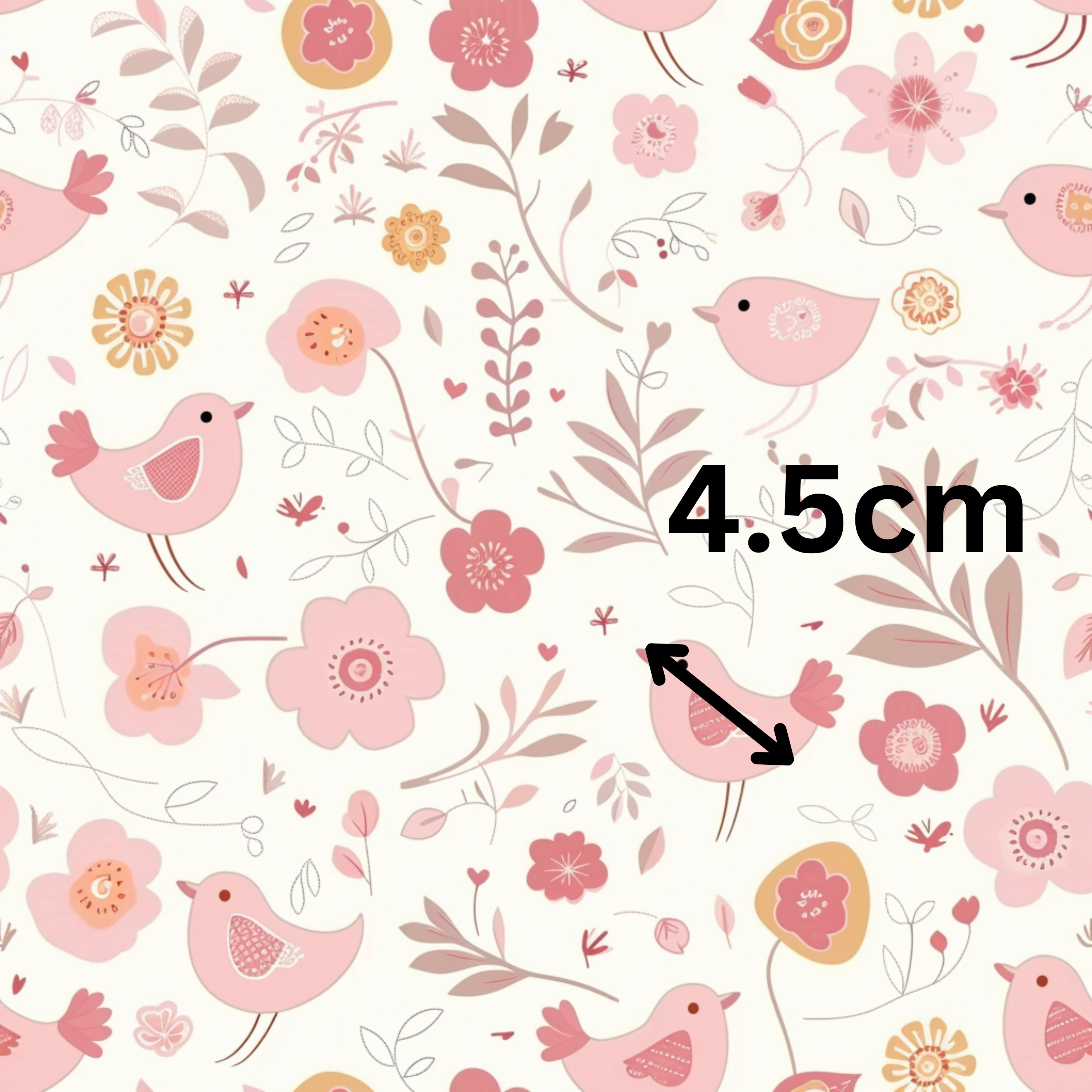 58.02.25 Unicorn & little bird with matching contrast check.  (4 different patterns)