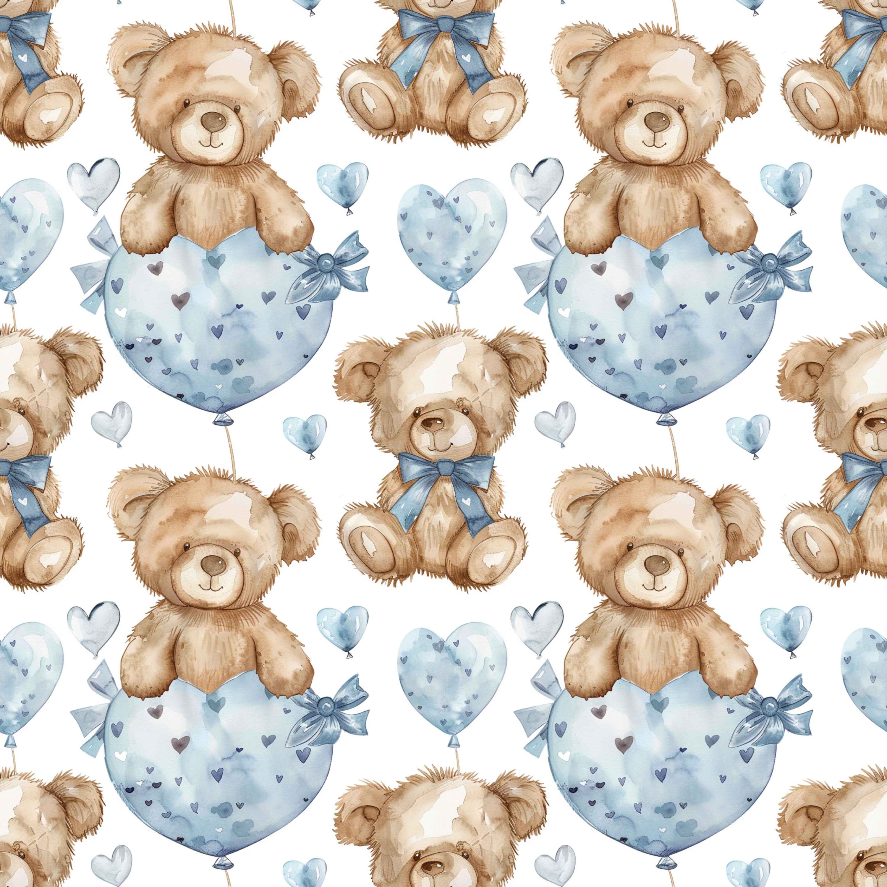 60.02.25 Adorable Teddy Prints