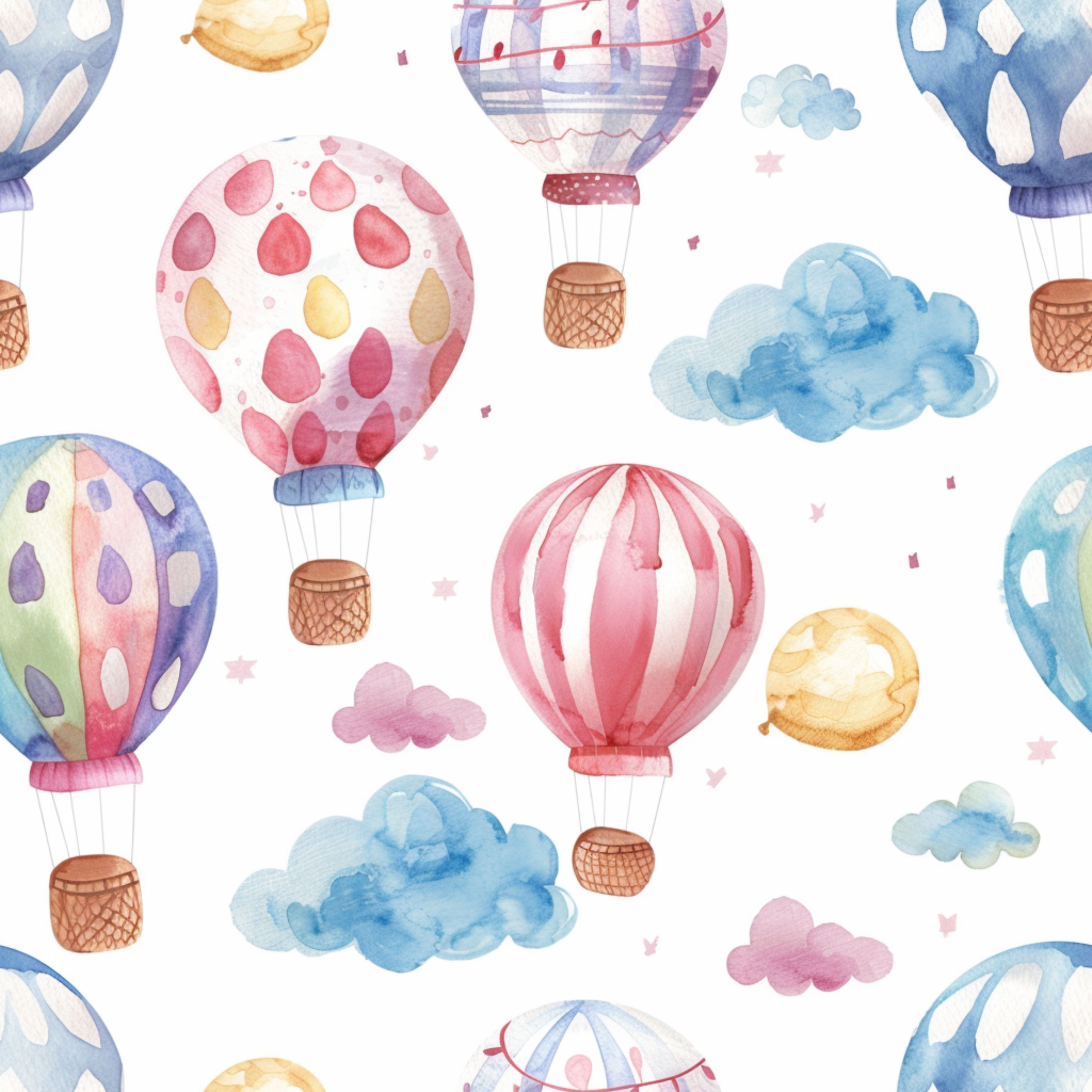 61.02.25 Array of Children's Designs from balloons, rainbows to adventurous planes.