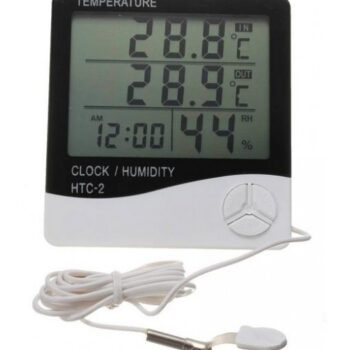 thermometer + humdity measure + clock sensor out