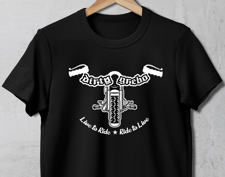 Dirty Grebo (001) T-Shirt Black (Unisex - Adult)