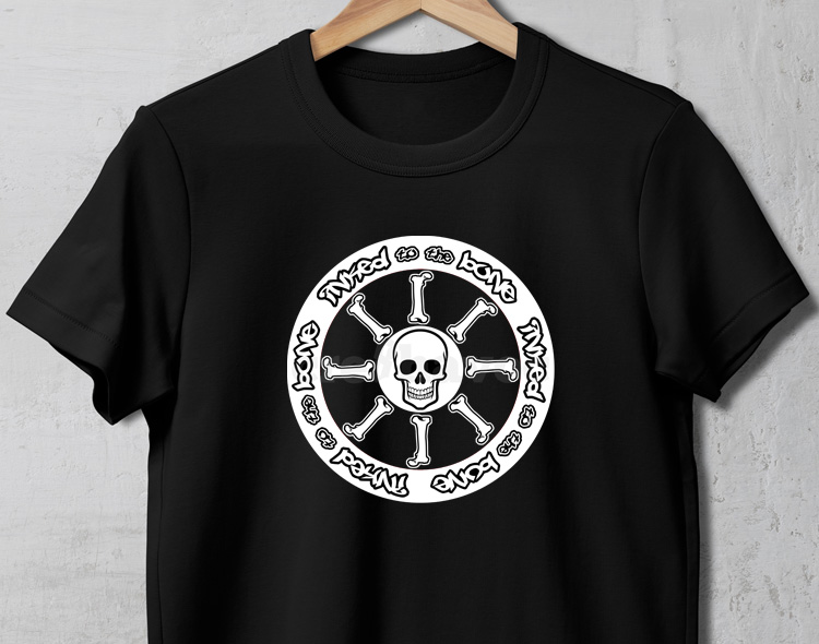 Inked to the Bone (001) T-Shirt Black (Unisex - Adult)