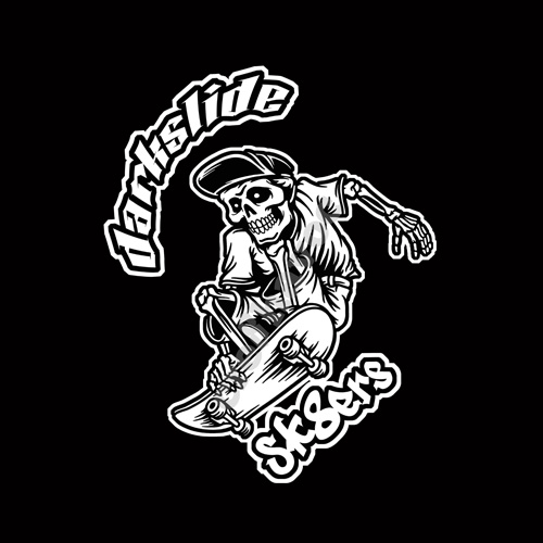 Darkslide Sk8ers (001) T-Shirt Black (Unisex - Adult)