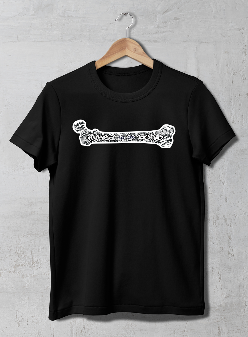 Inked to the Bone (003) T-Shirt Black (Unisex - Adult)