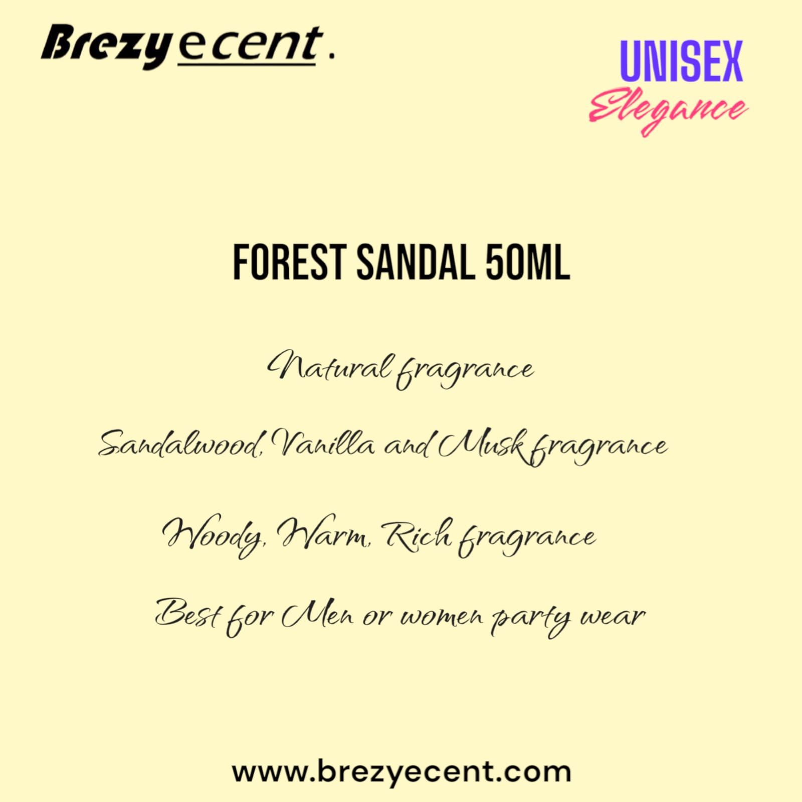 Forest Sandal Perfume 50ml