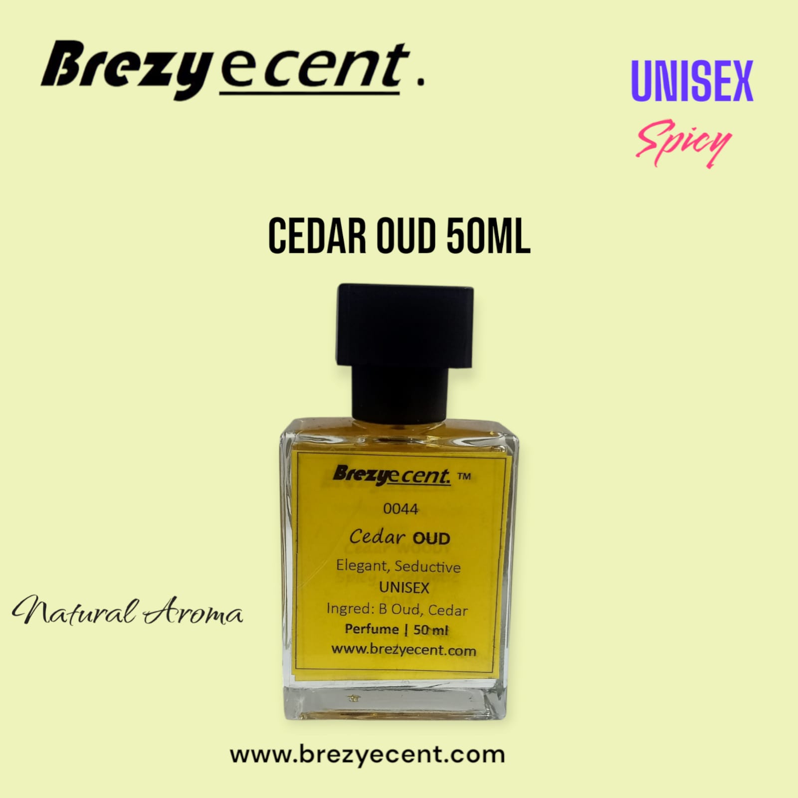 Cedar Oud Perfume 50 ml