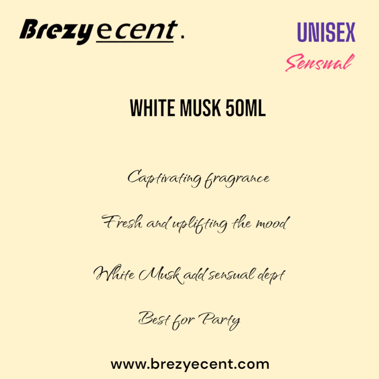 White Musk Perfume 50 ml