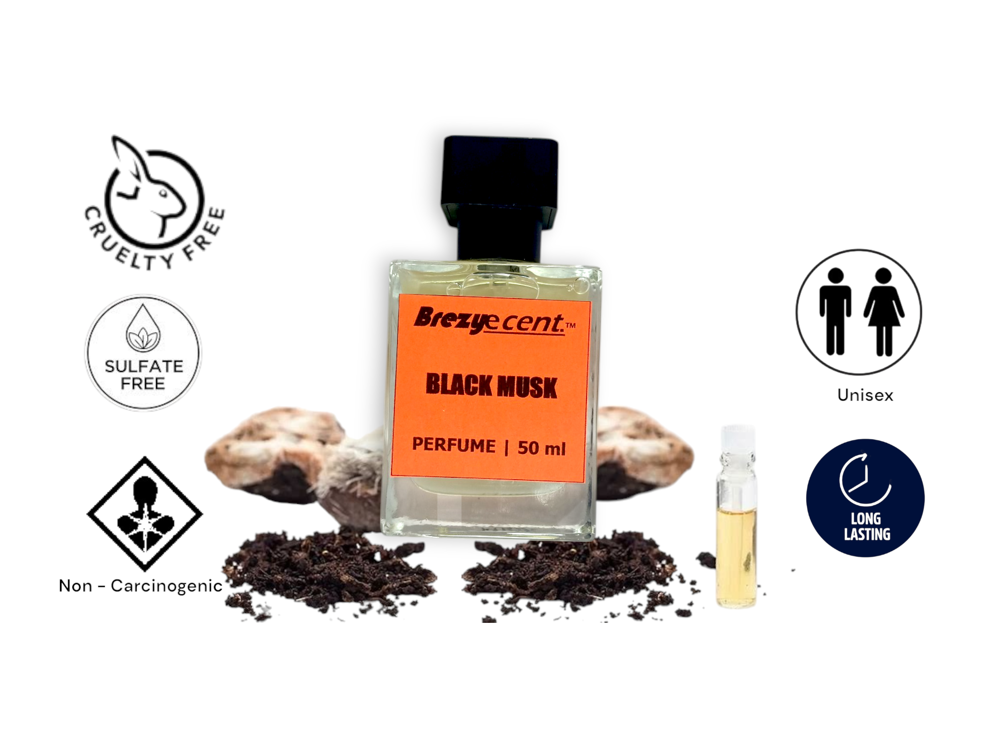 Brezyecent™ Black Musk Unisex Perfume Spray