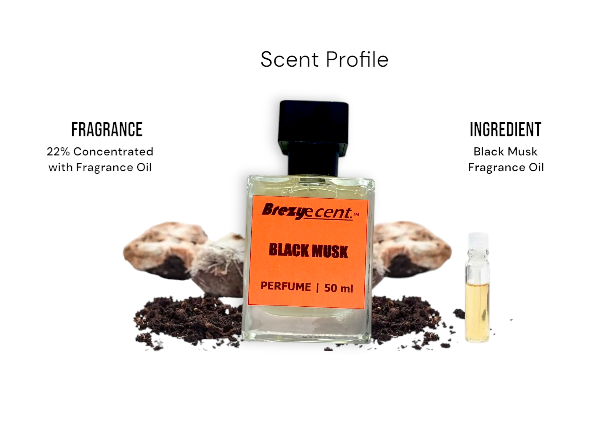 Brezyecent™ Black Musk Unisex Perfume Spray