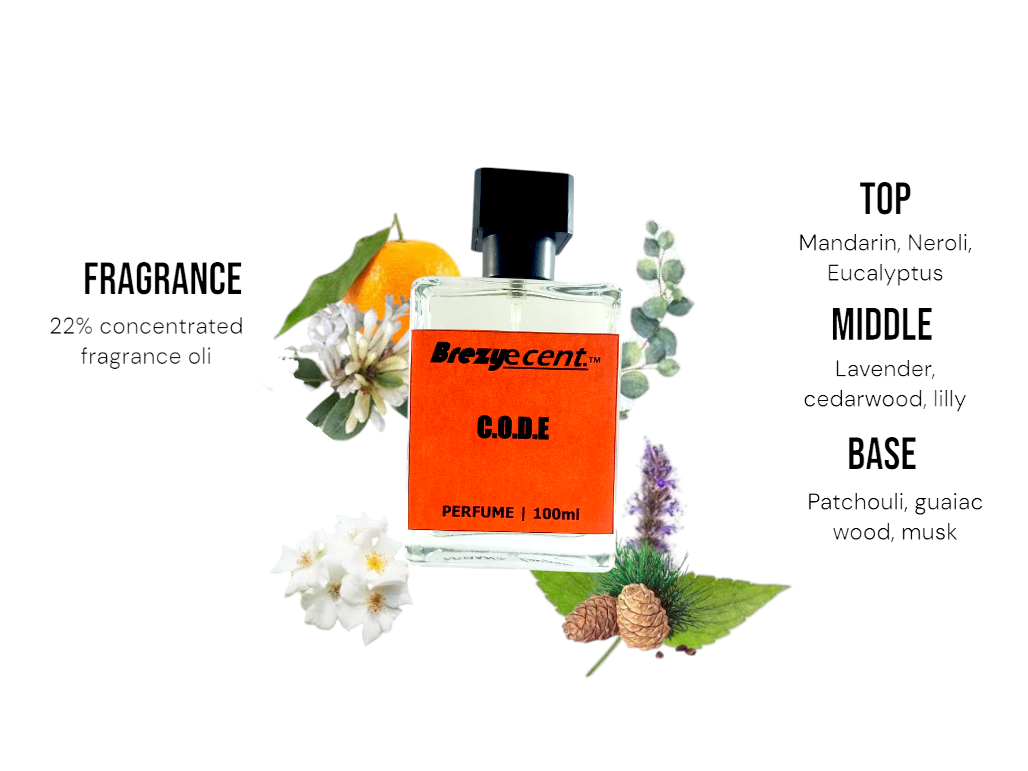 Brezyecent™ CODE UNISEX Perfume Spray