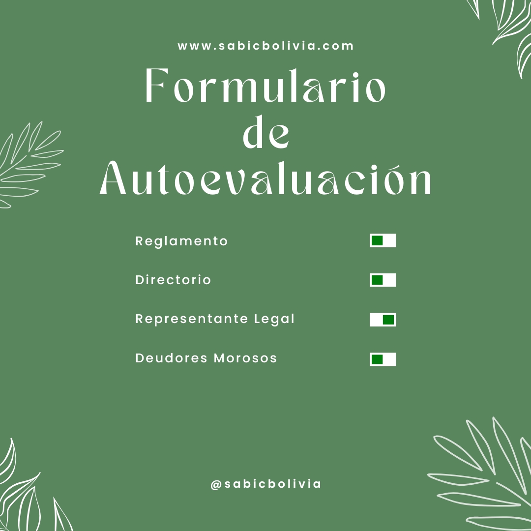 FORMULARIO DE AUTOEVALUACION