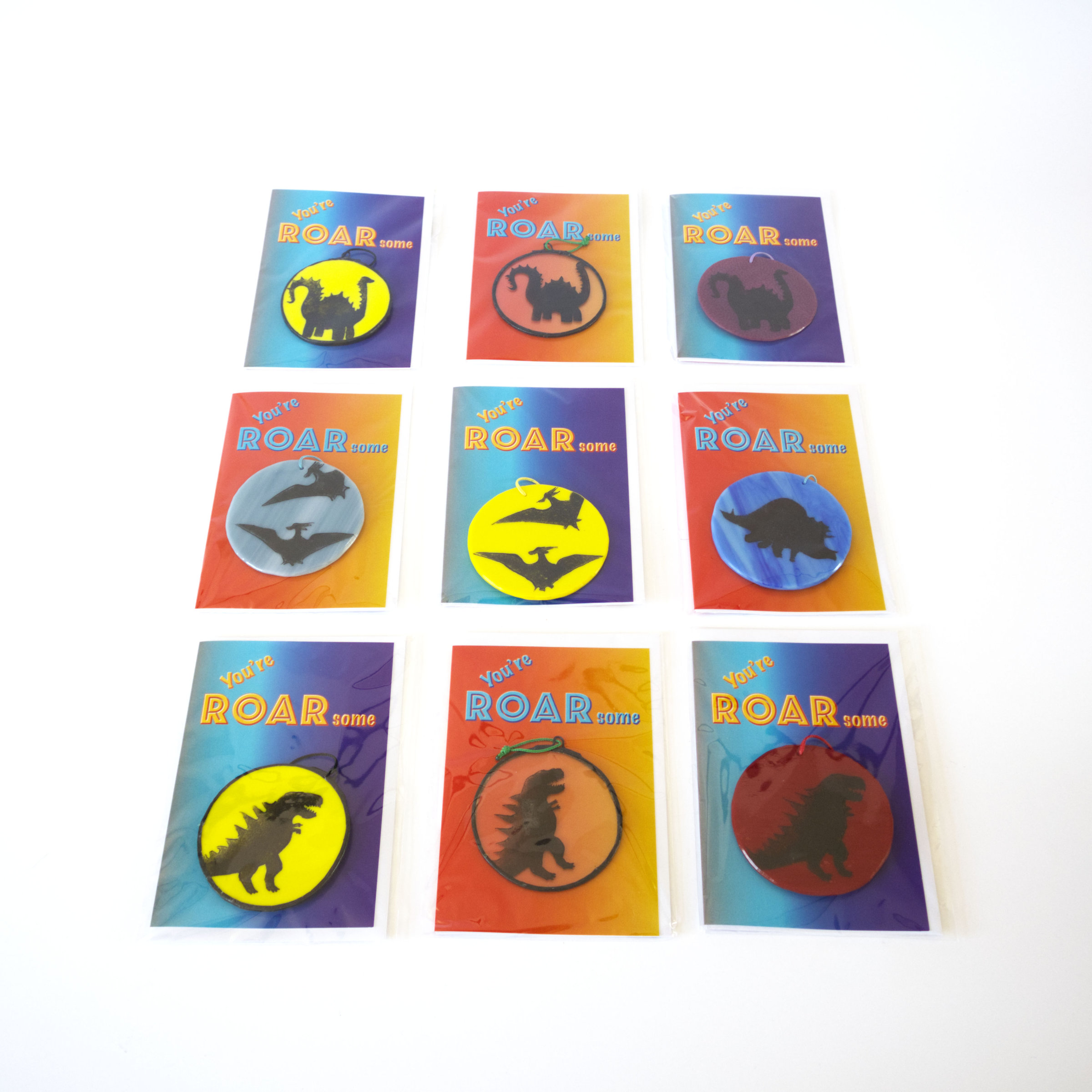 Dinosaur Glass Ornament