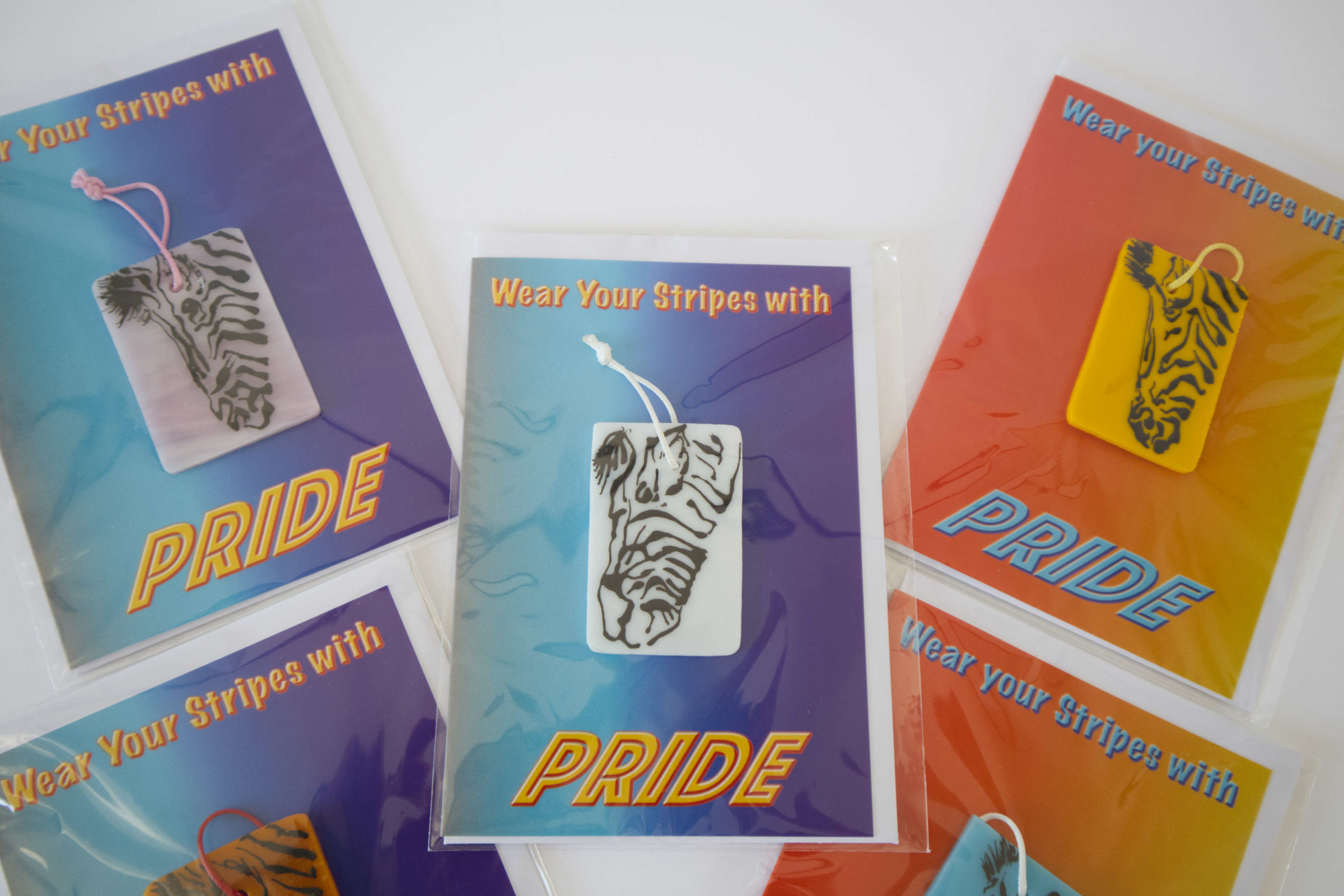 Zebra Pride Ornaments and Gift Cards