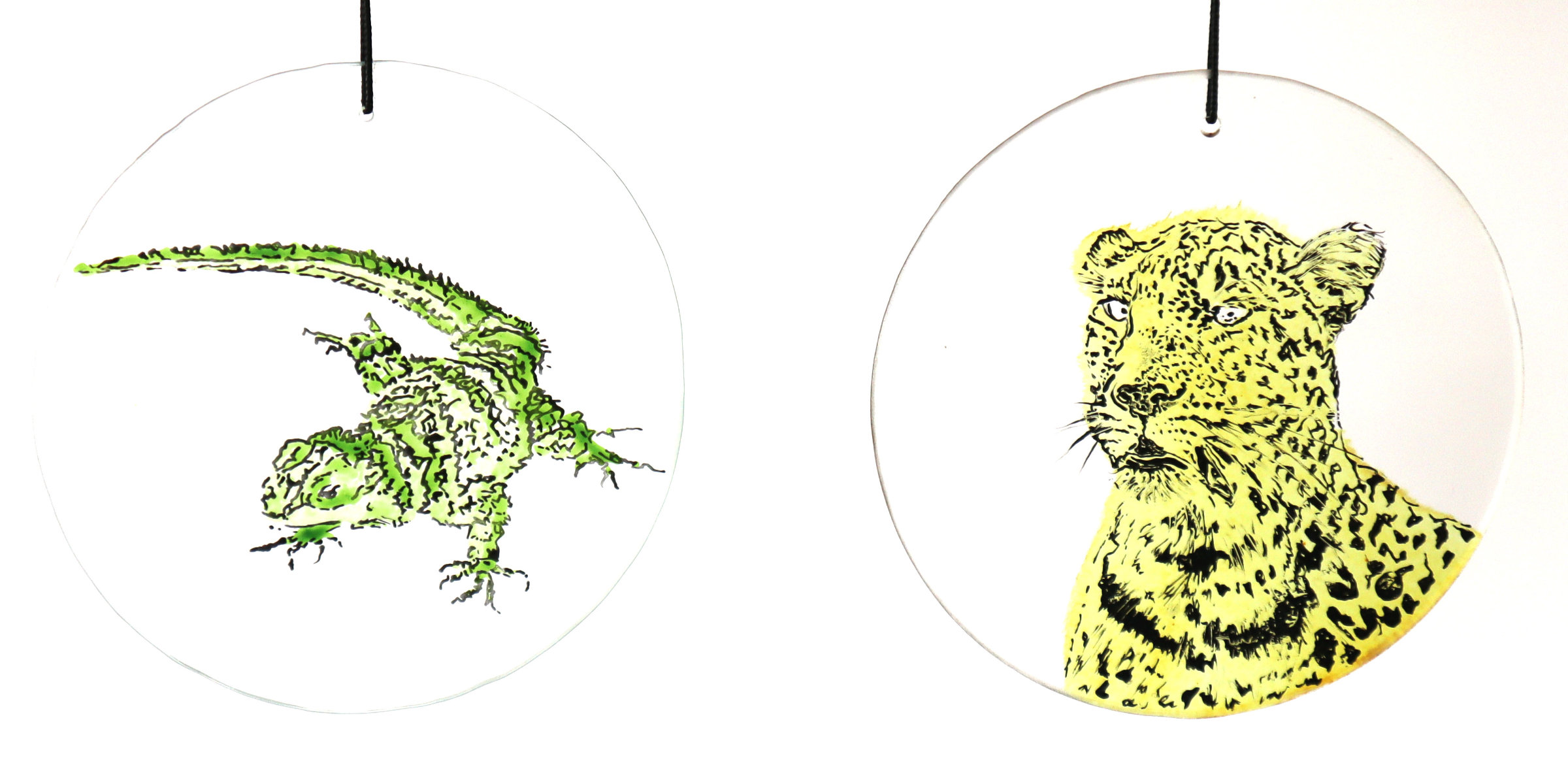 Hand-Painted Gecko Ornament