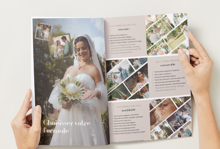 Brochure tarifs mariage à télécharger gratuitement