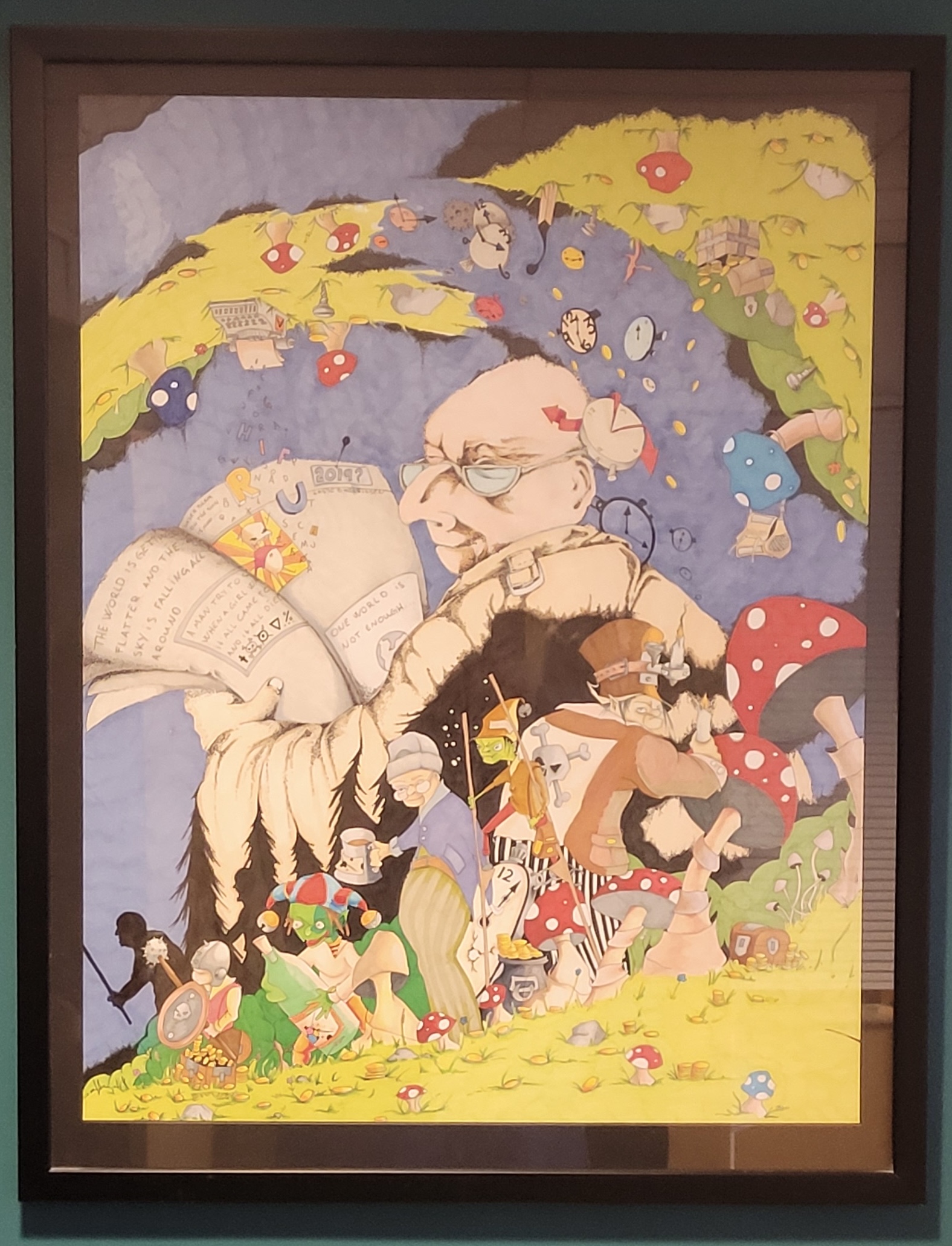 The world is getting flatter and the sky is falling all around - ORIGINAL