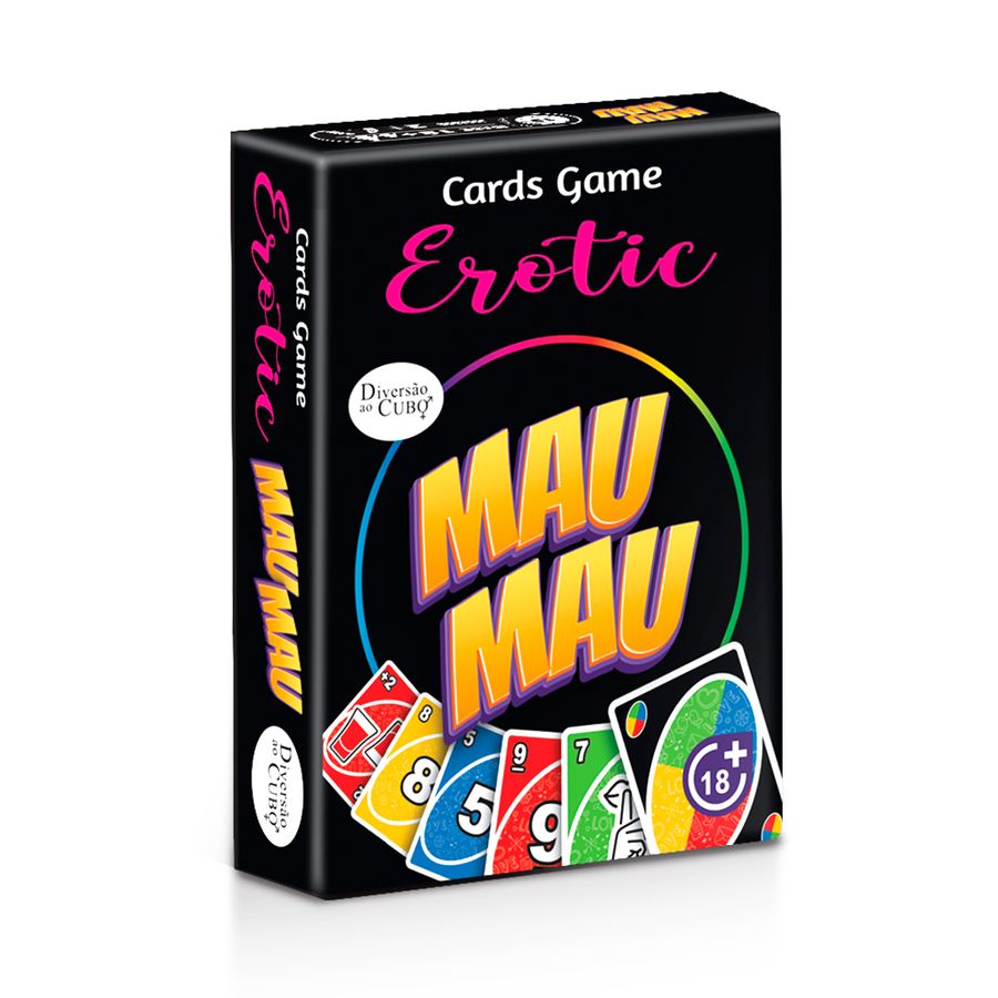 MAU MAU JOGO DE CARTAS ERÓTICO DIVERSÃO AO CUBO